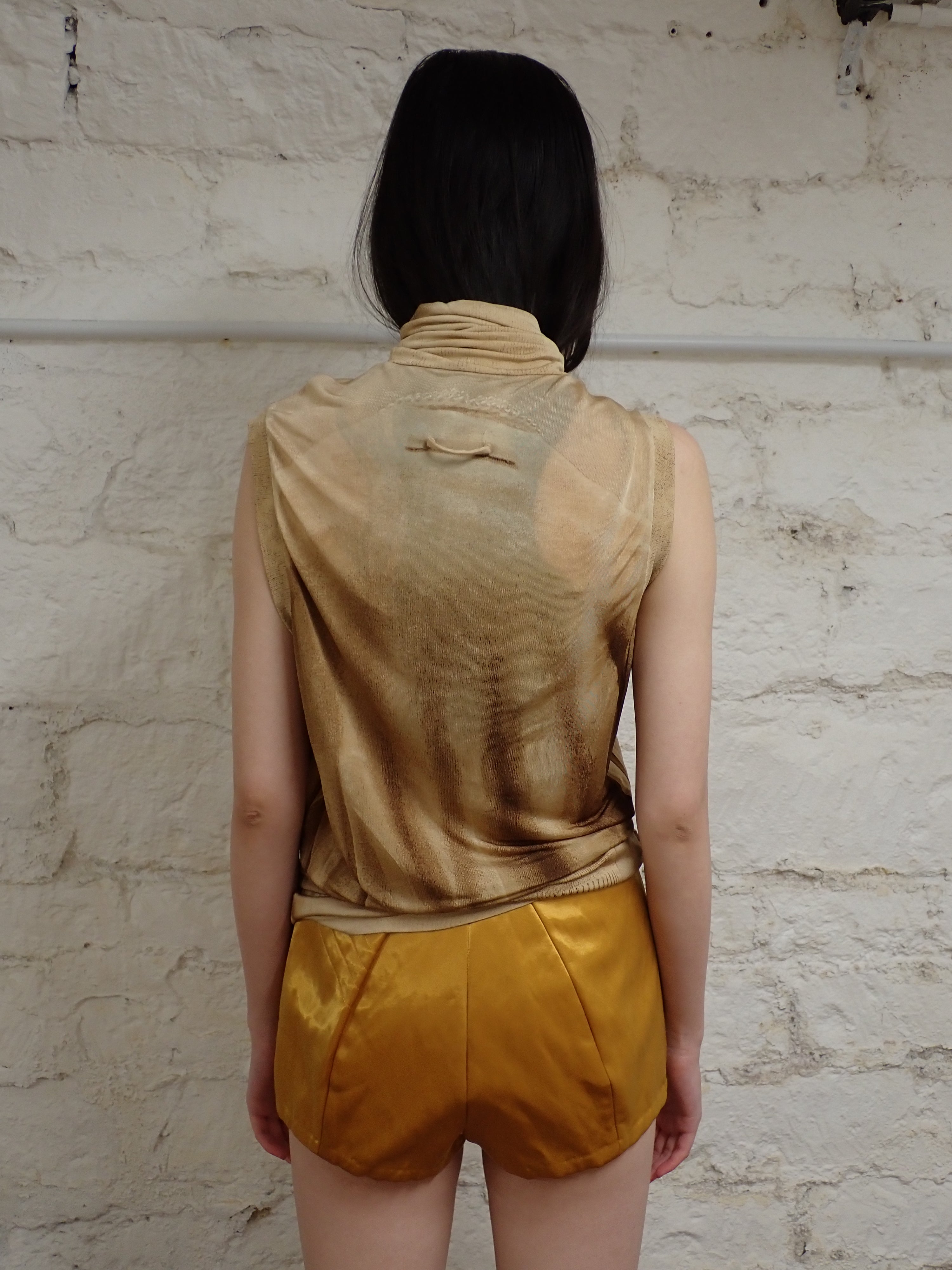 Dries van noten satin shorts