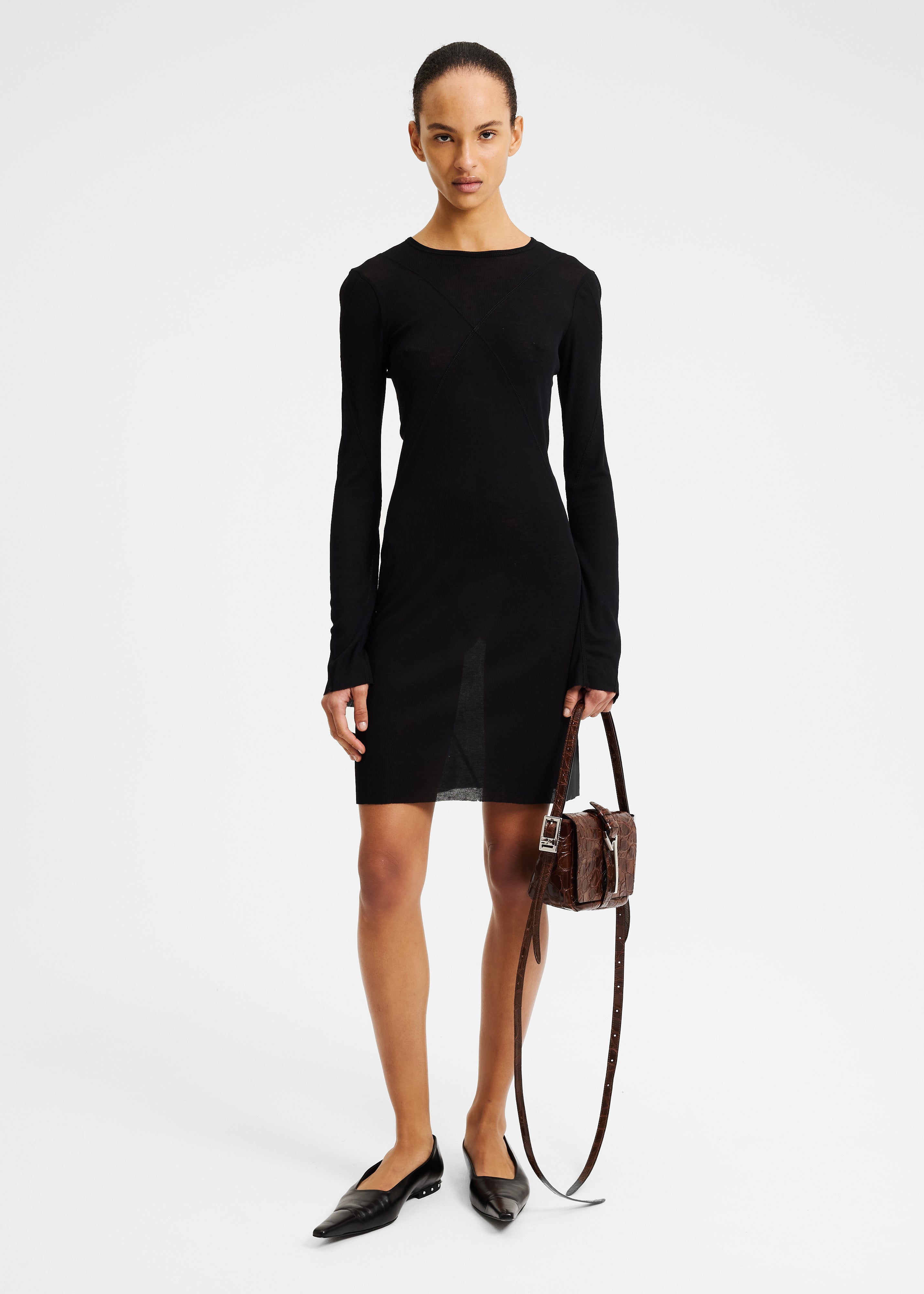 Blues longsleeve dress black