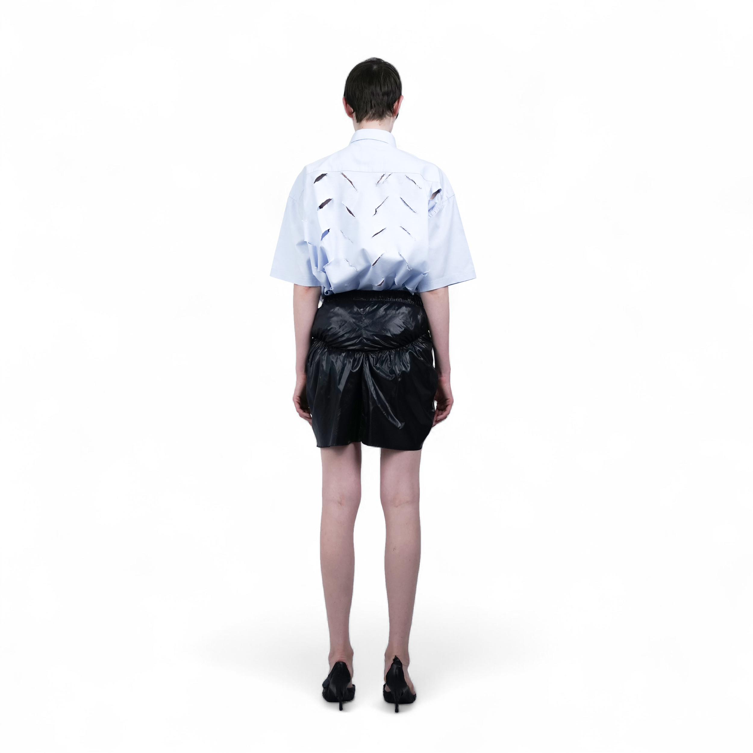 Diagonal cut shirt