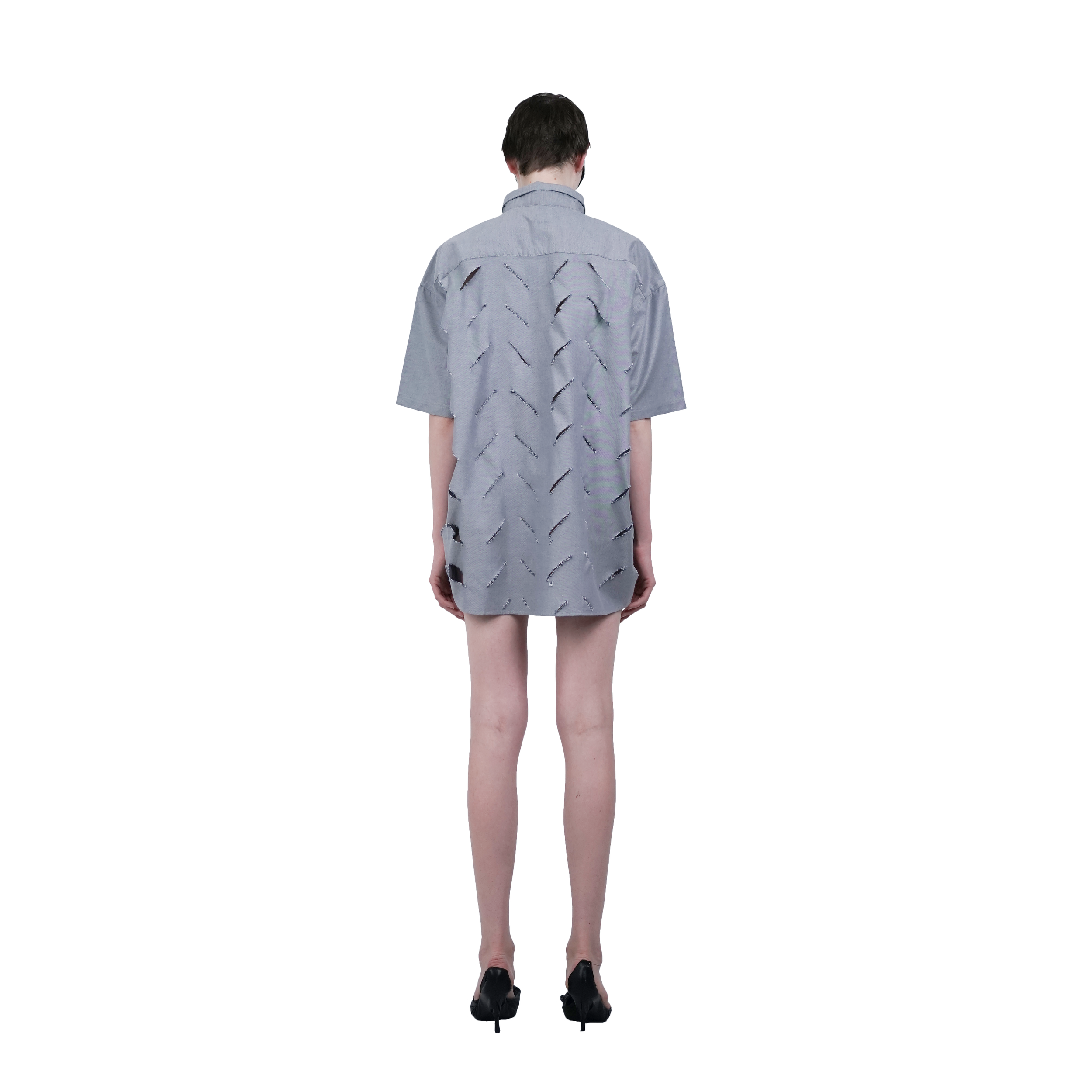 Diagonal cut shirt