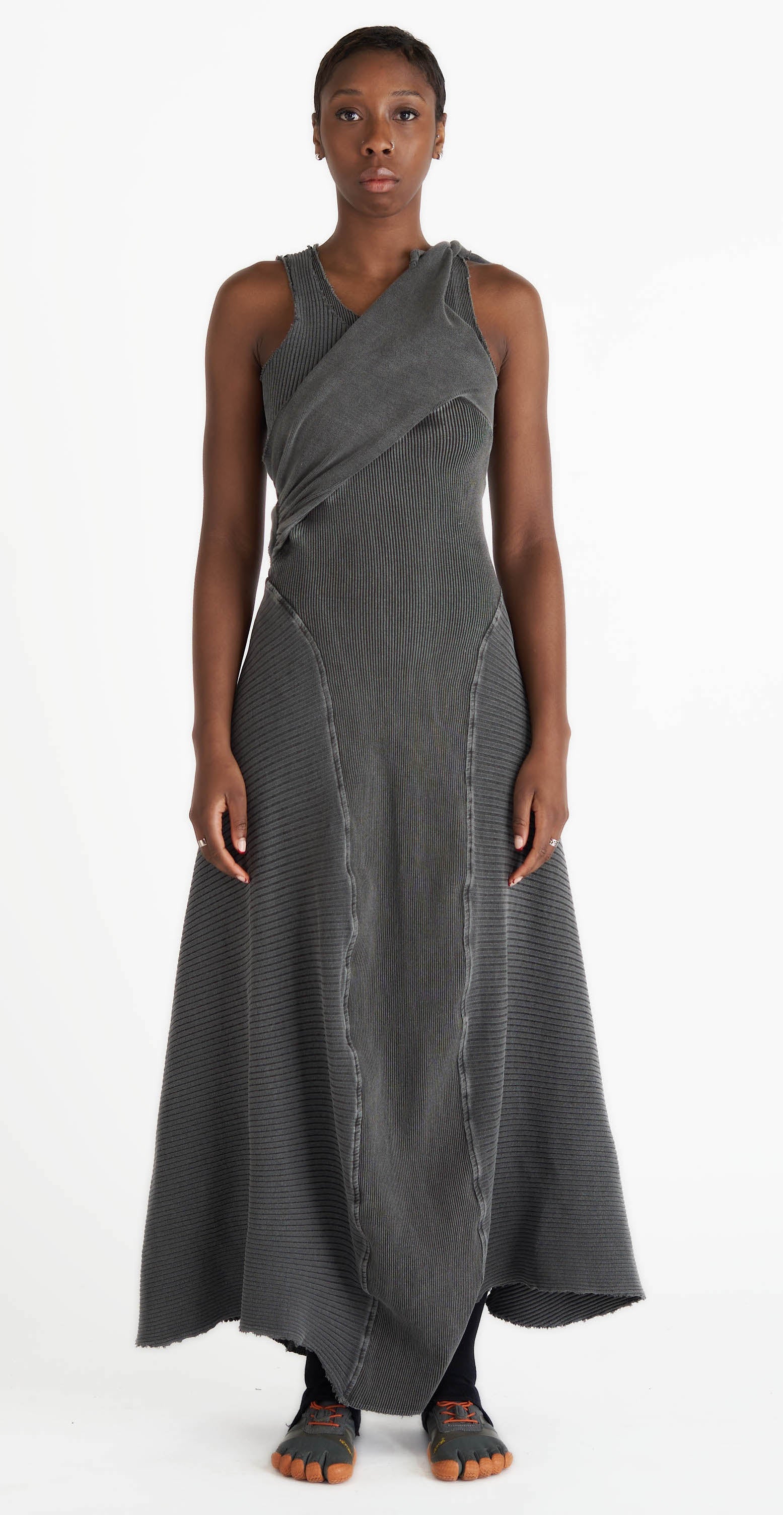 Megan heroine dress grey