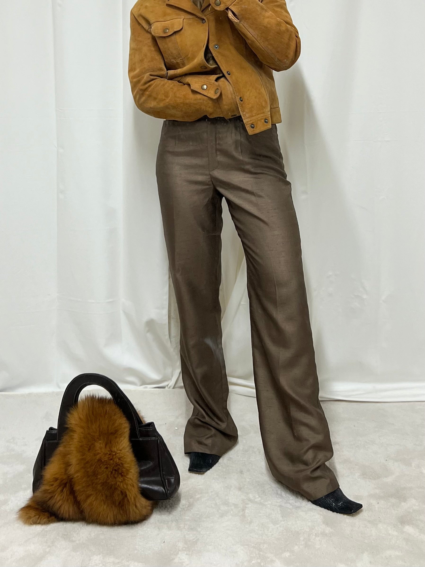 Silky trousers