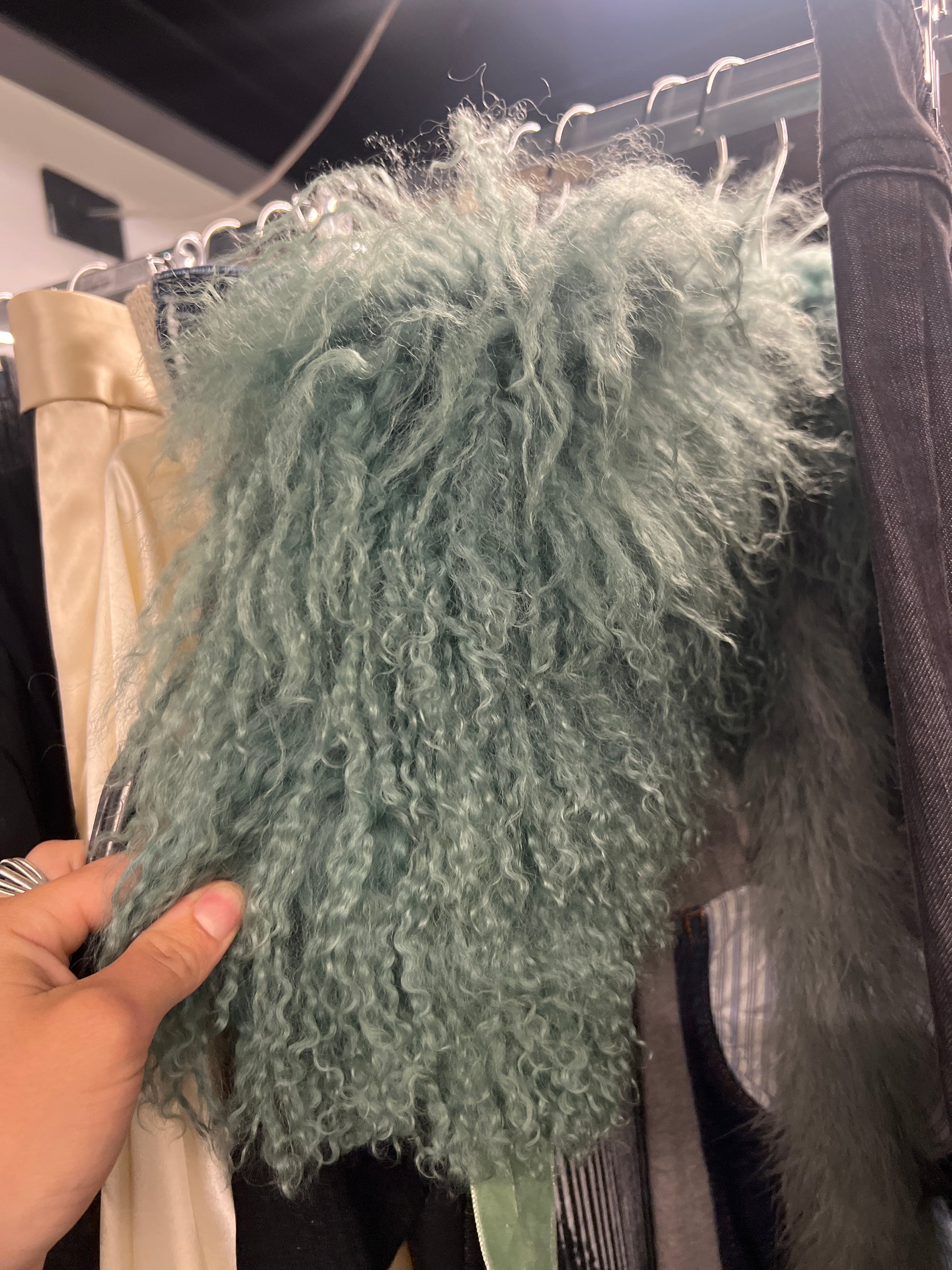 Mongolian blue fur