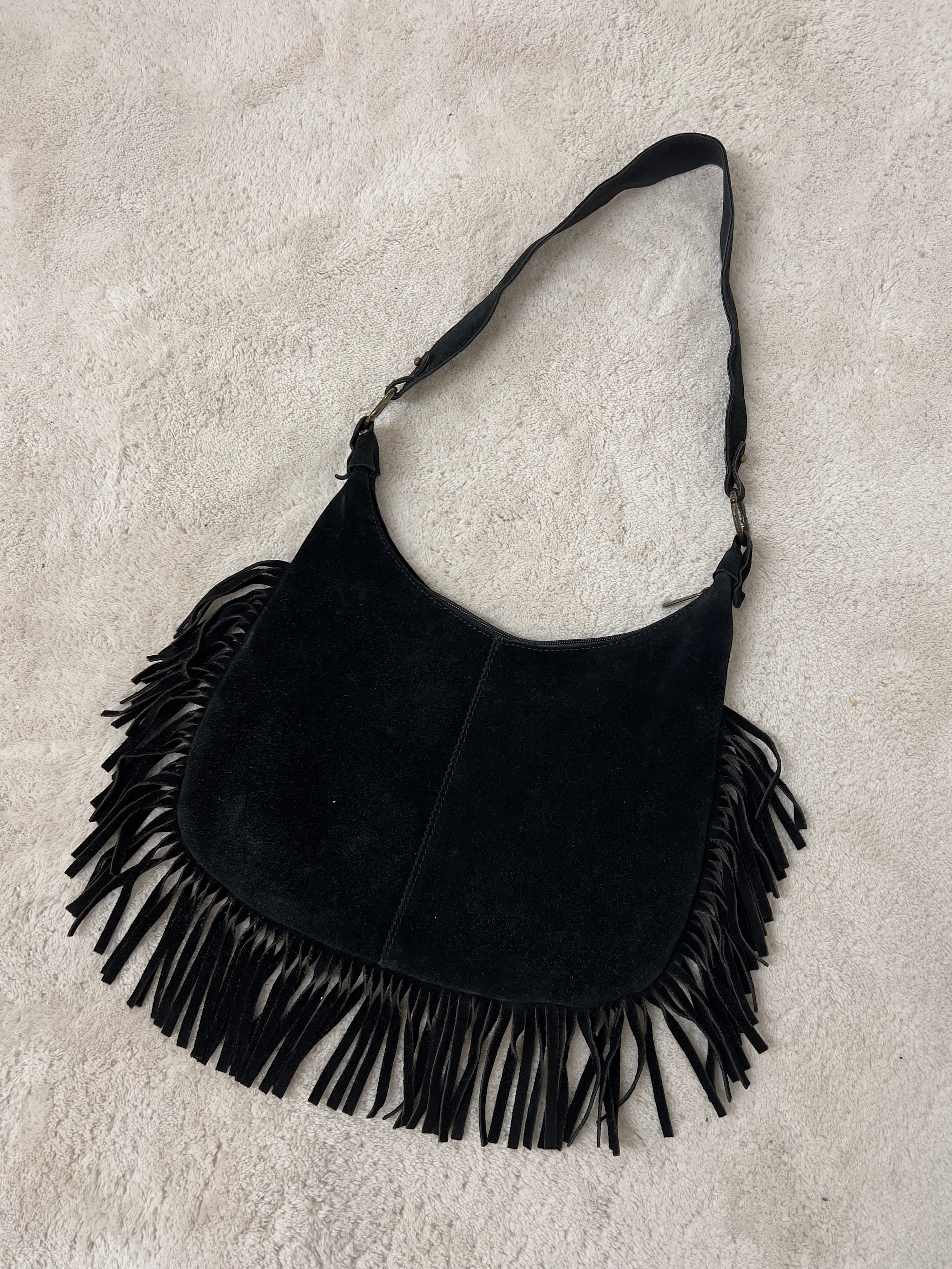 Suede bag