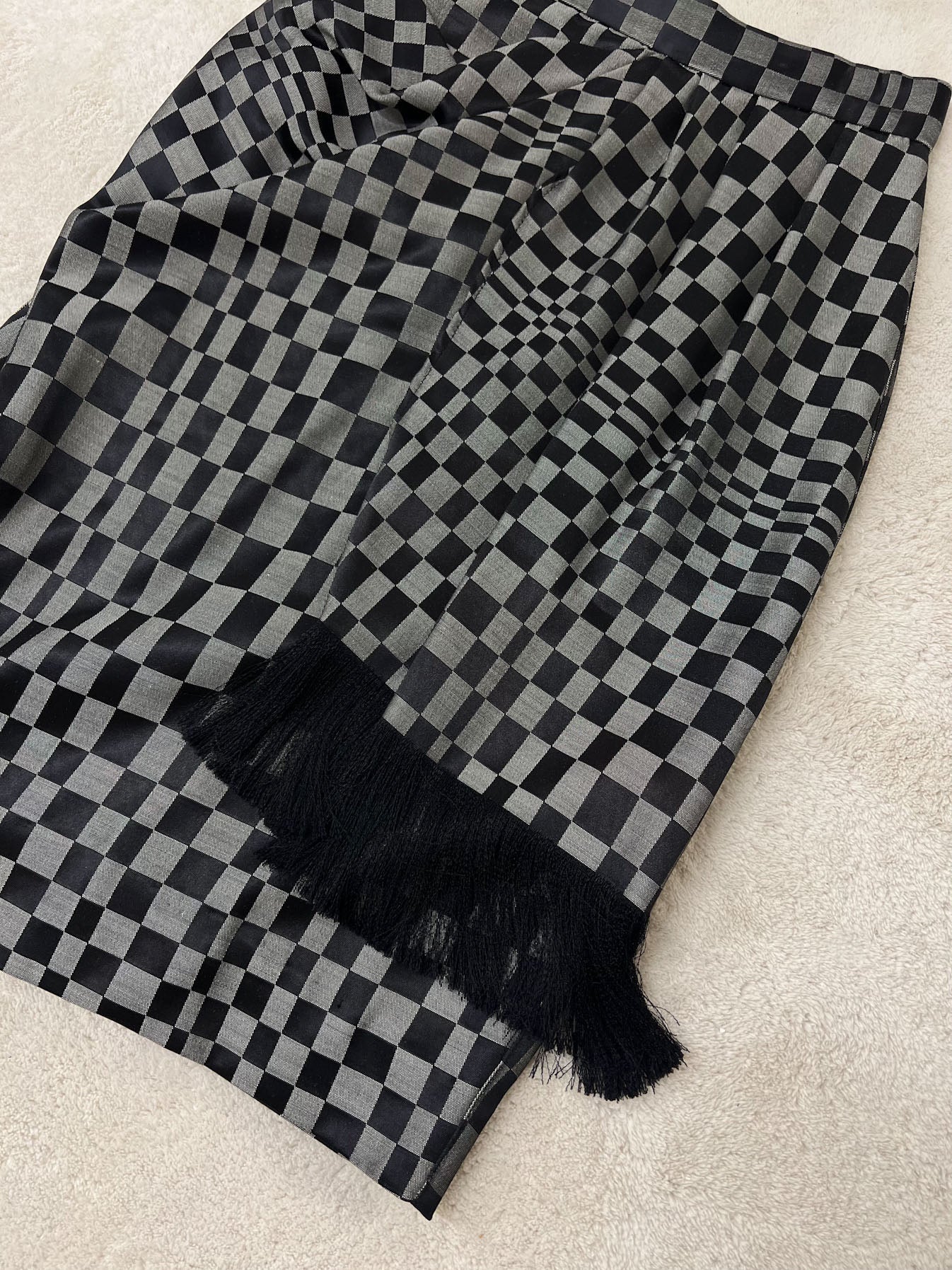 Checkered skirt