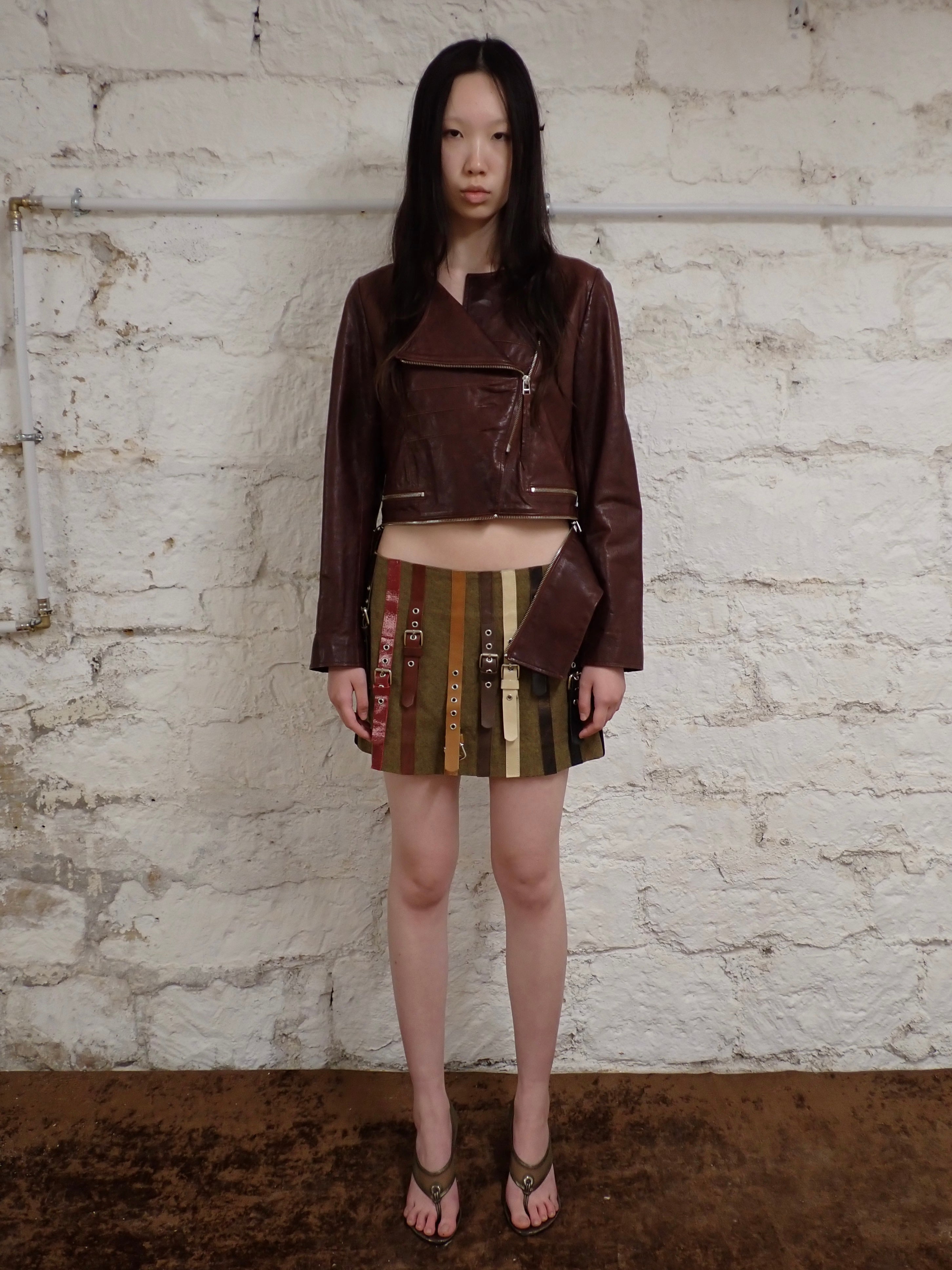 Modular leather jacket