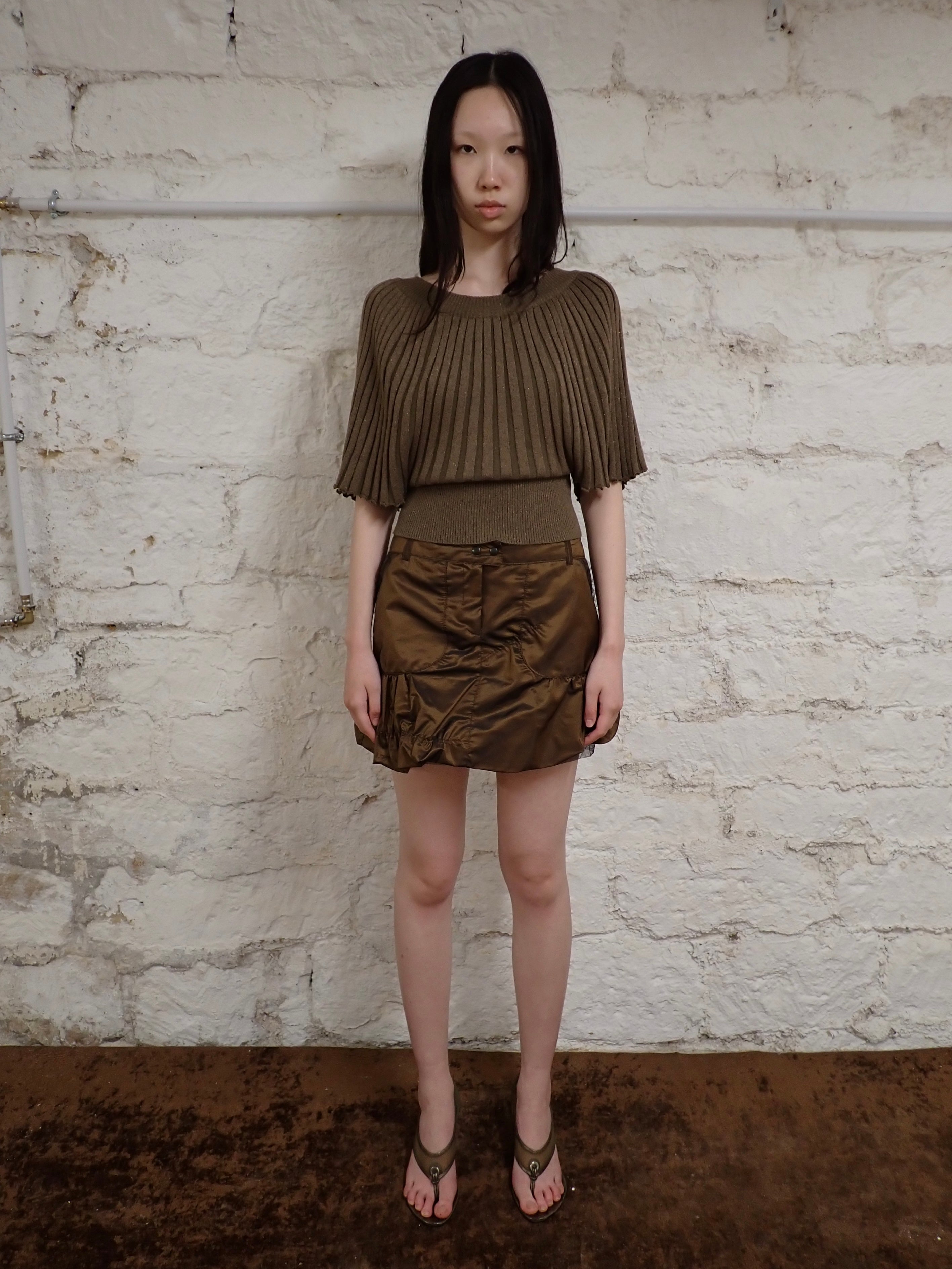 Balloon mini skirt