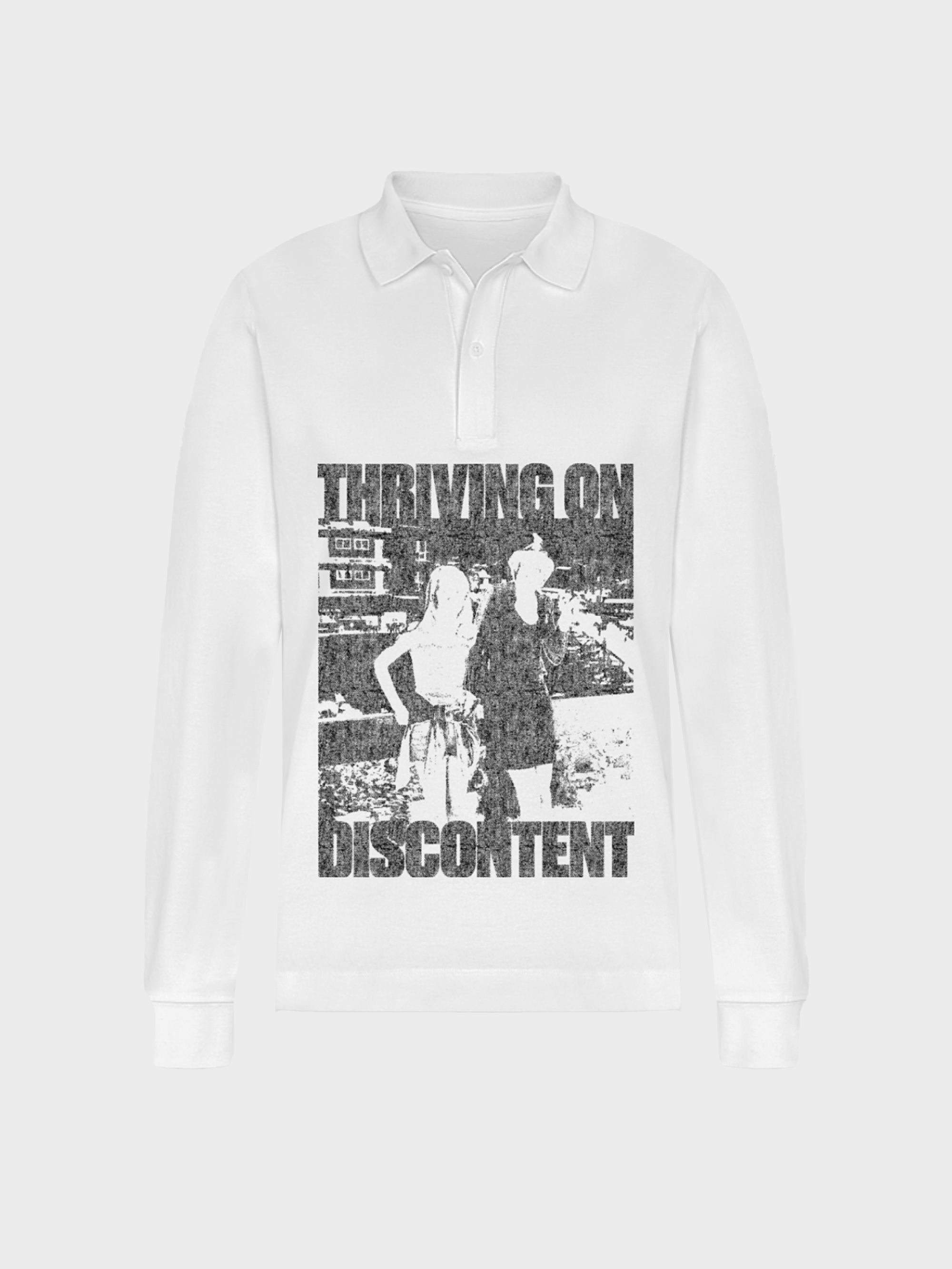 Discontent polo longsleeve