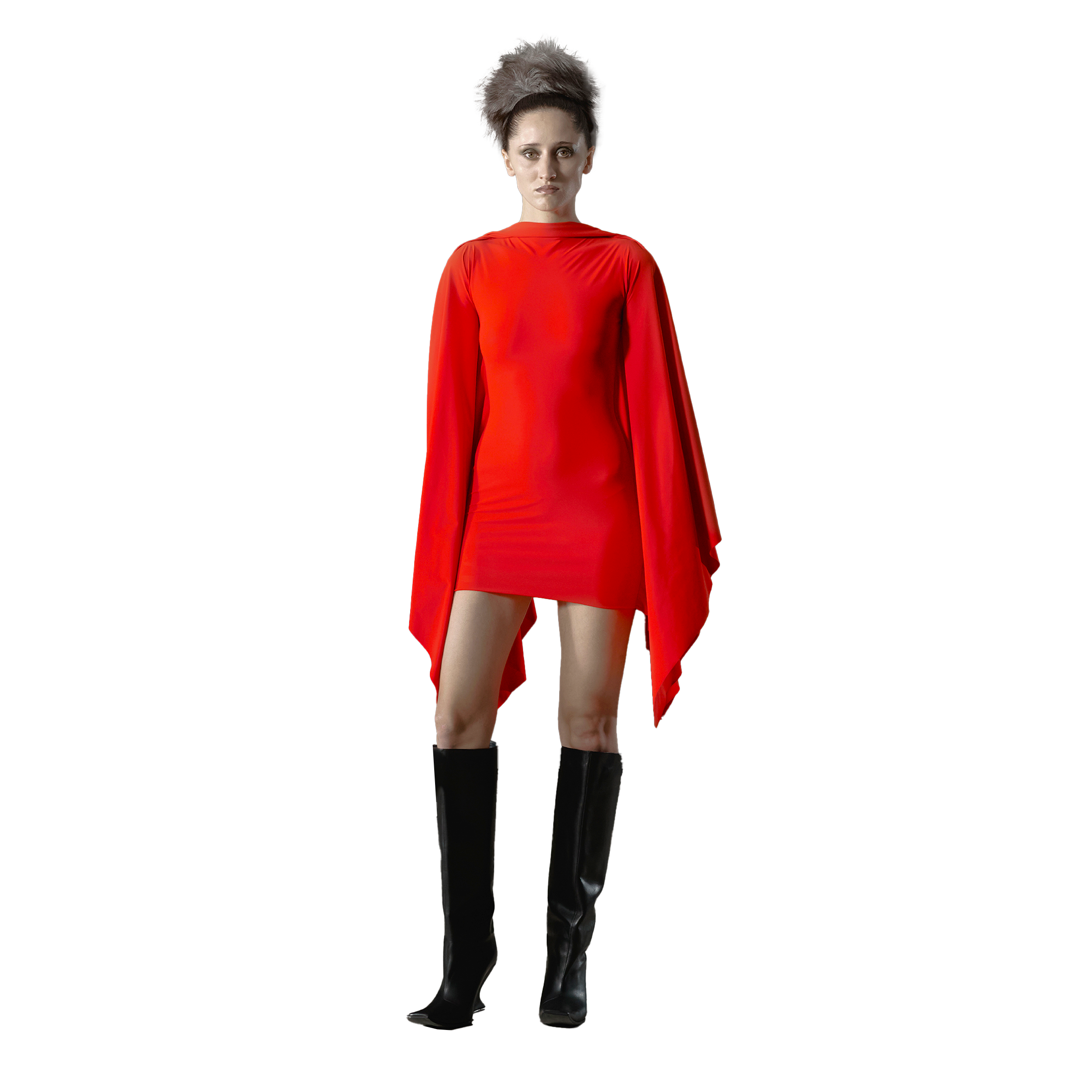 Double layer bodycon dress