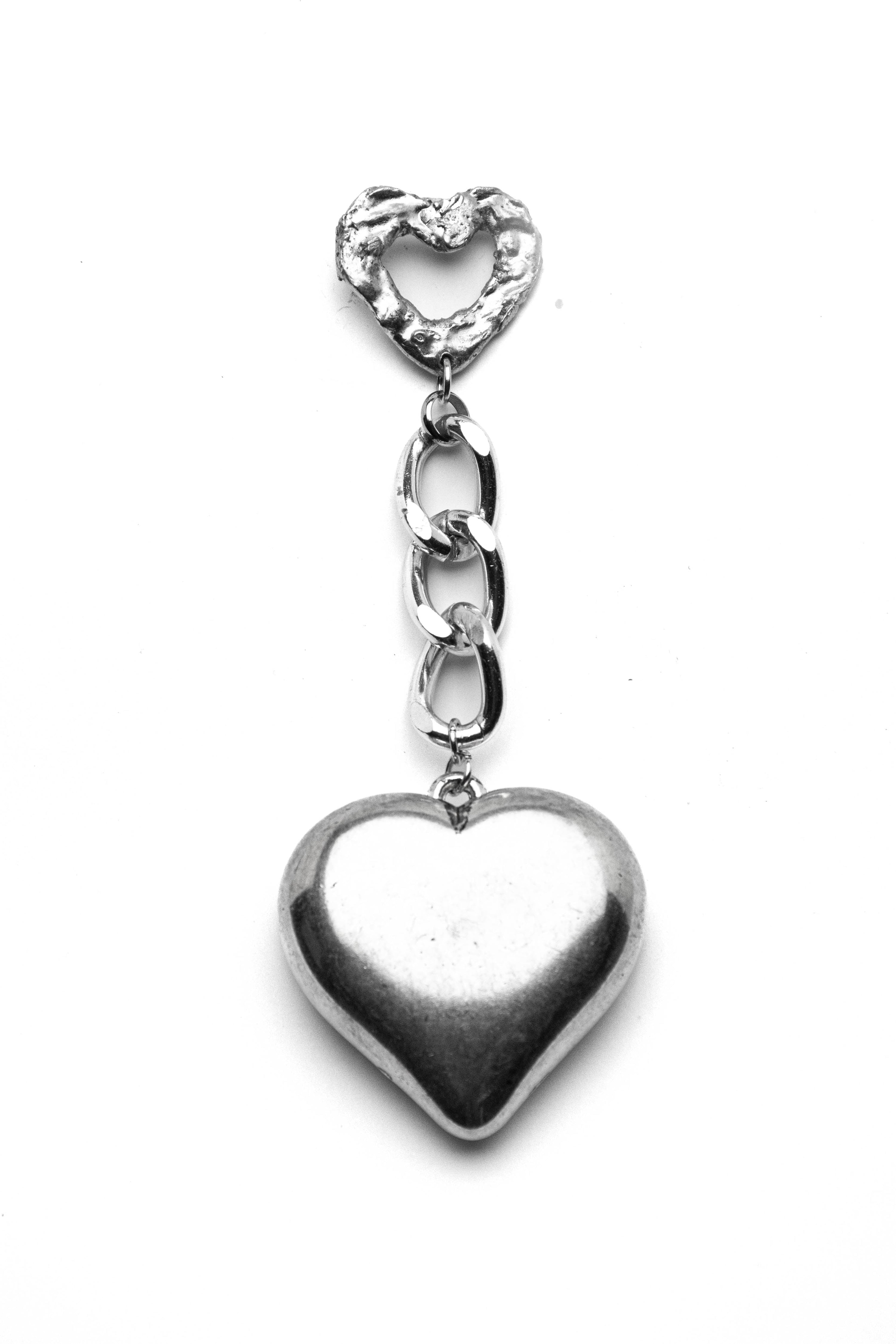 Orecchino doppio cuore