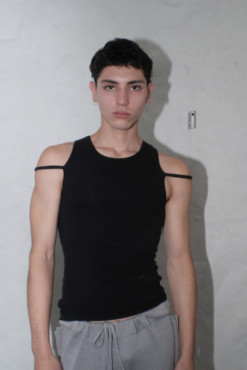 Jersey b tank black