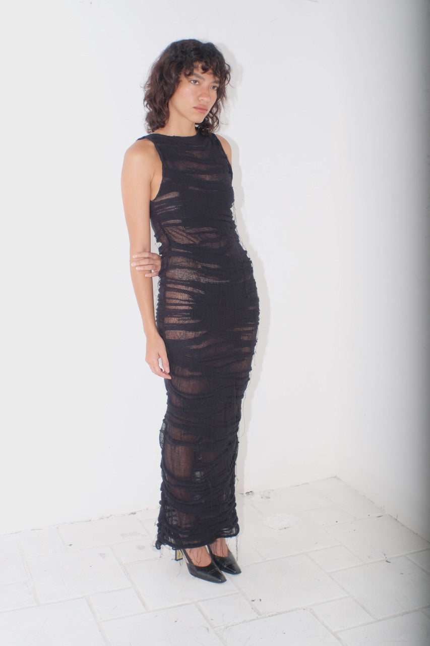Organic dress black