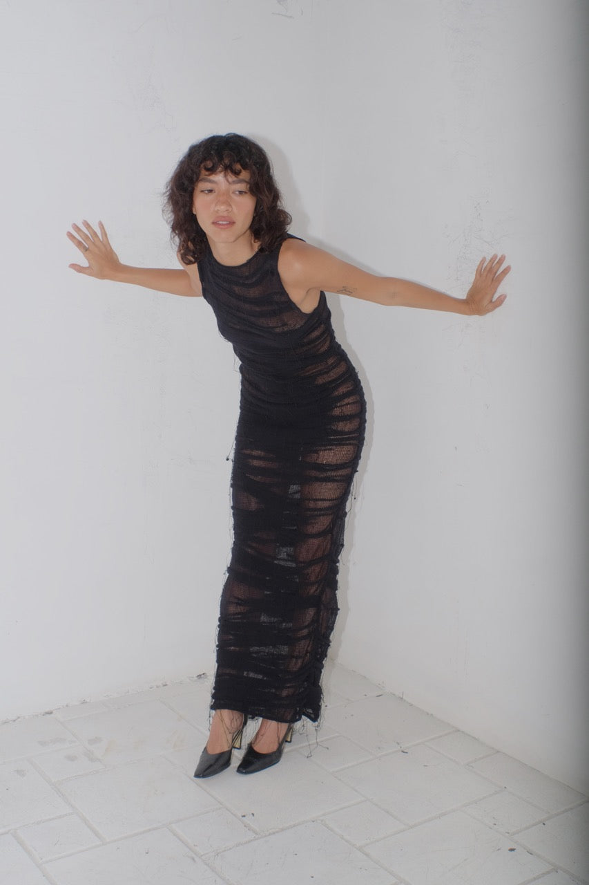 Organic dress black