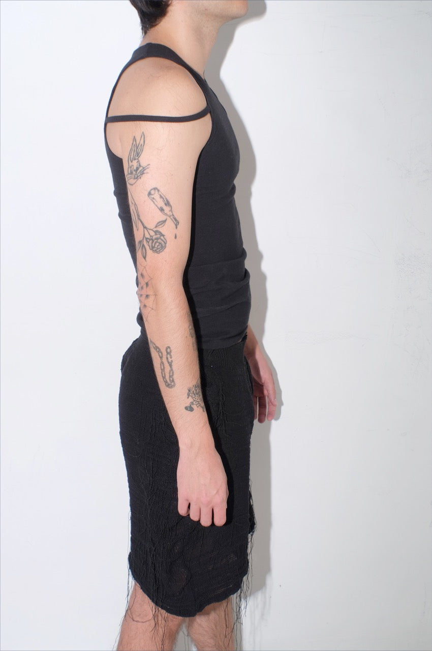 Jersey b tank black