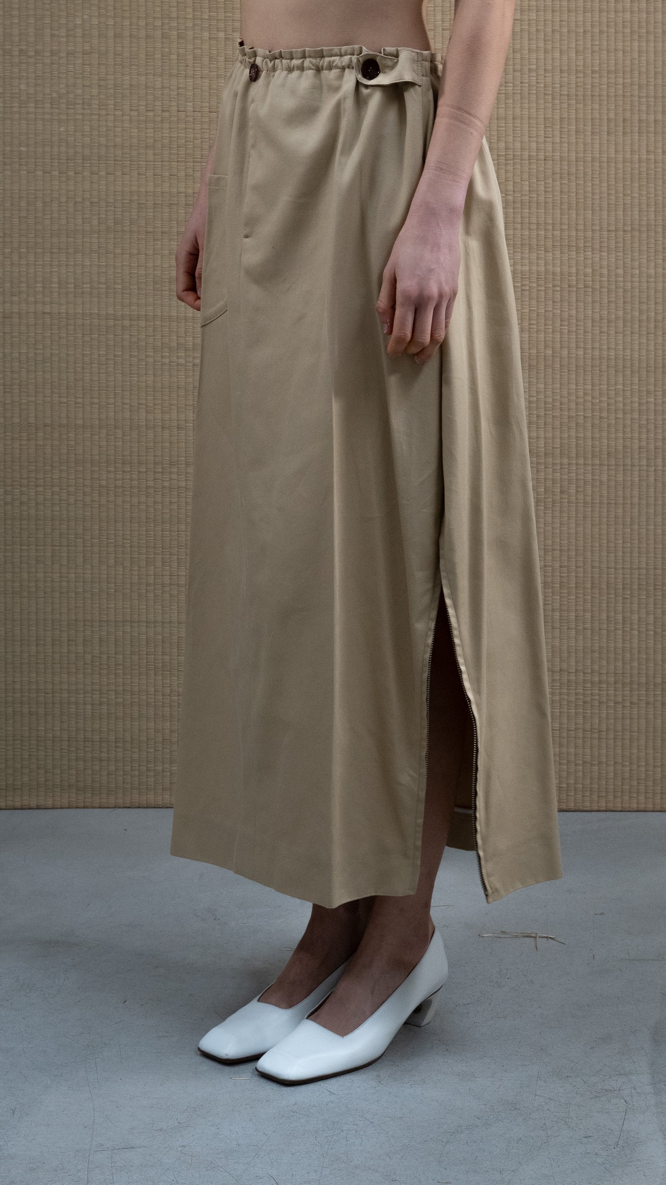 Apron pants cotton cashmere