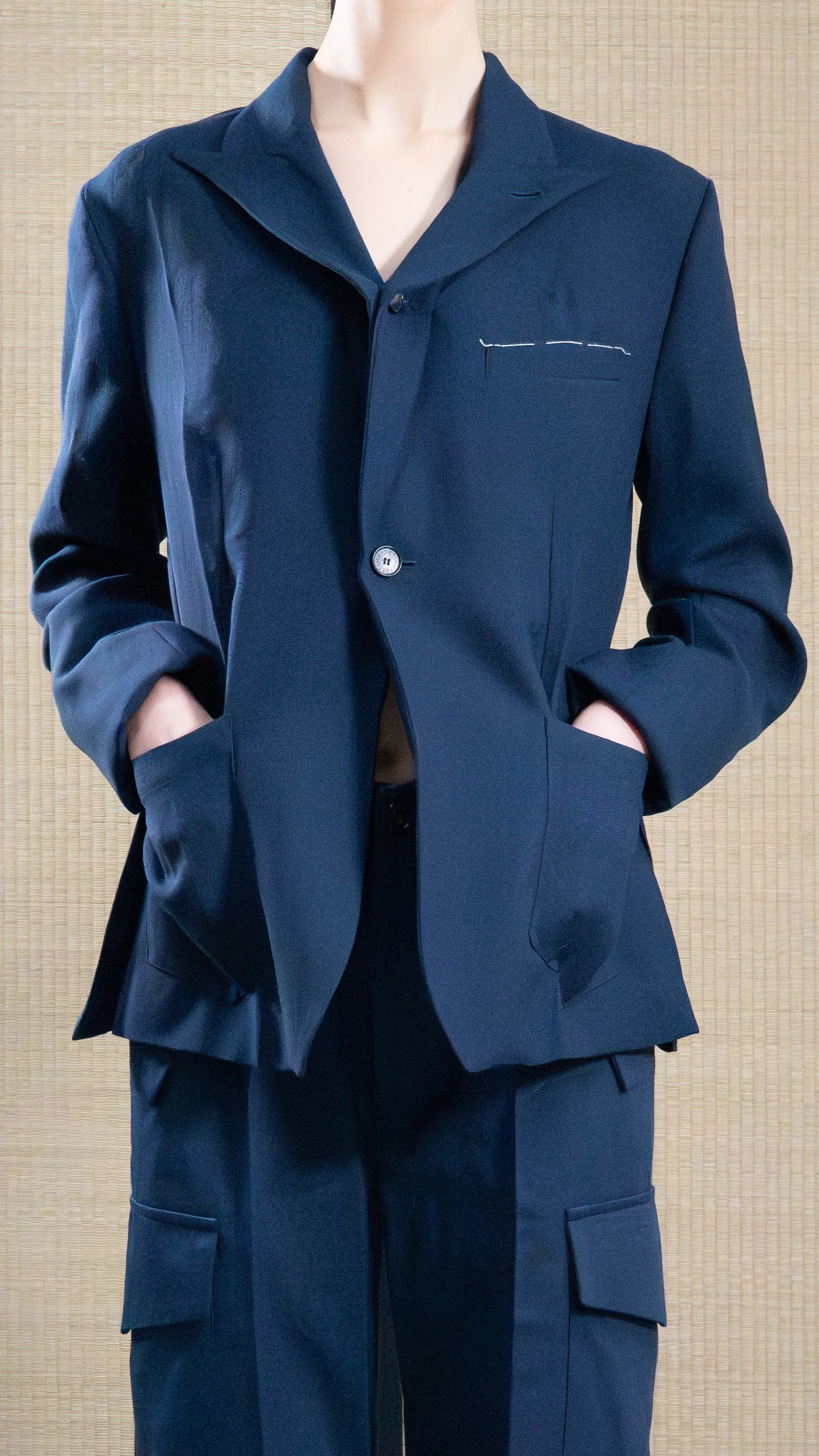 Piccolo origami jacket makisu wool