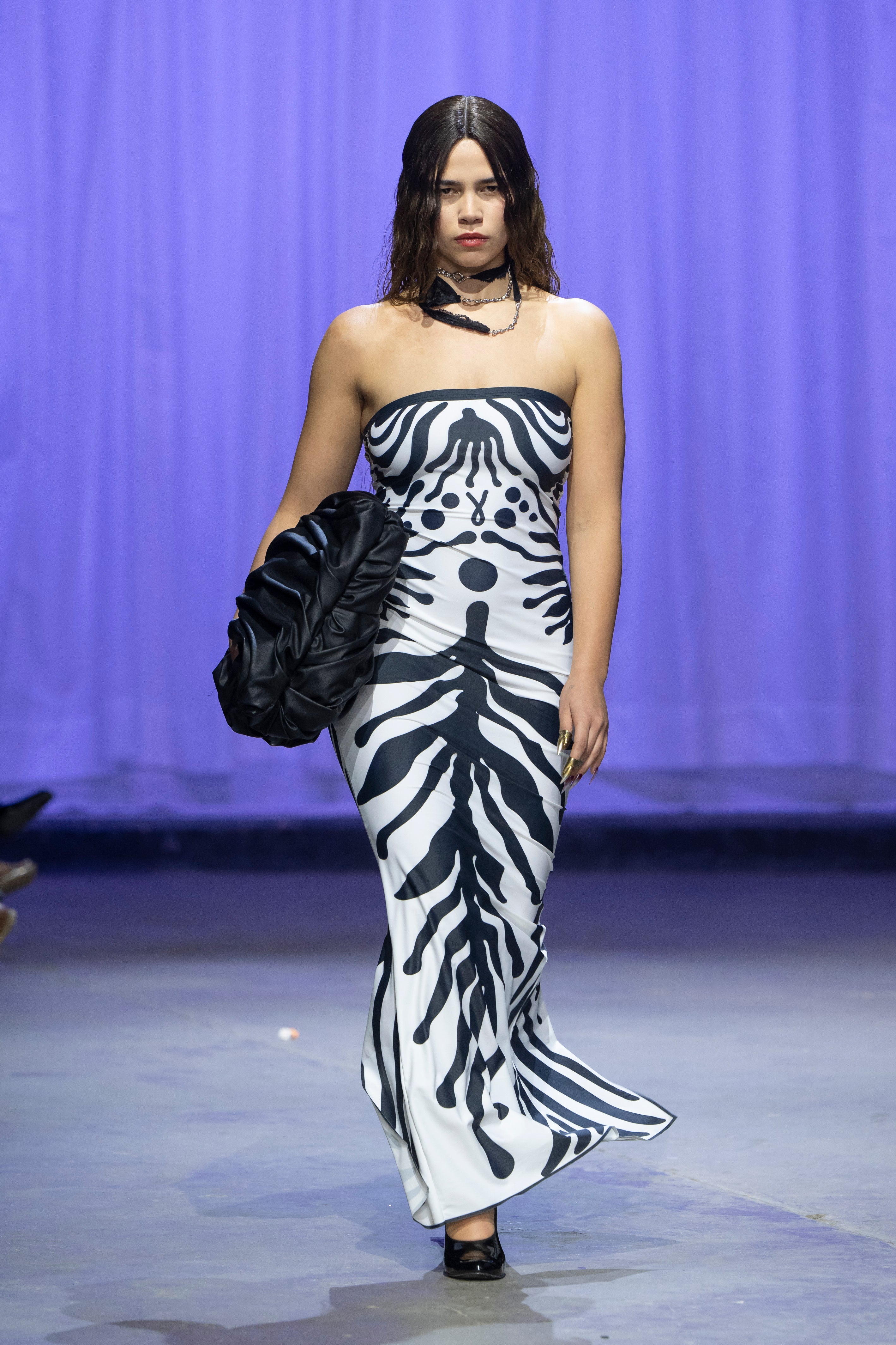 Iris long body dress