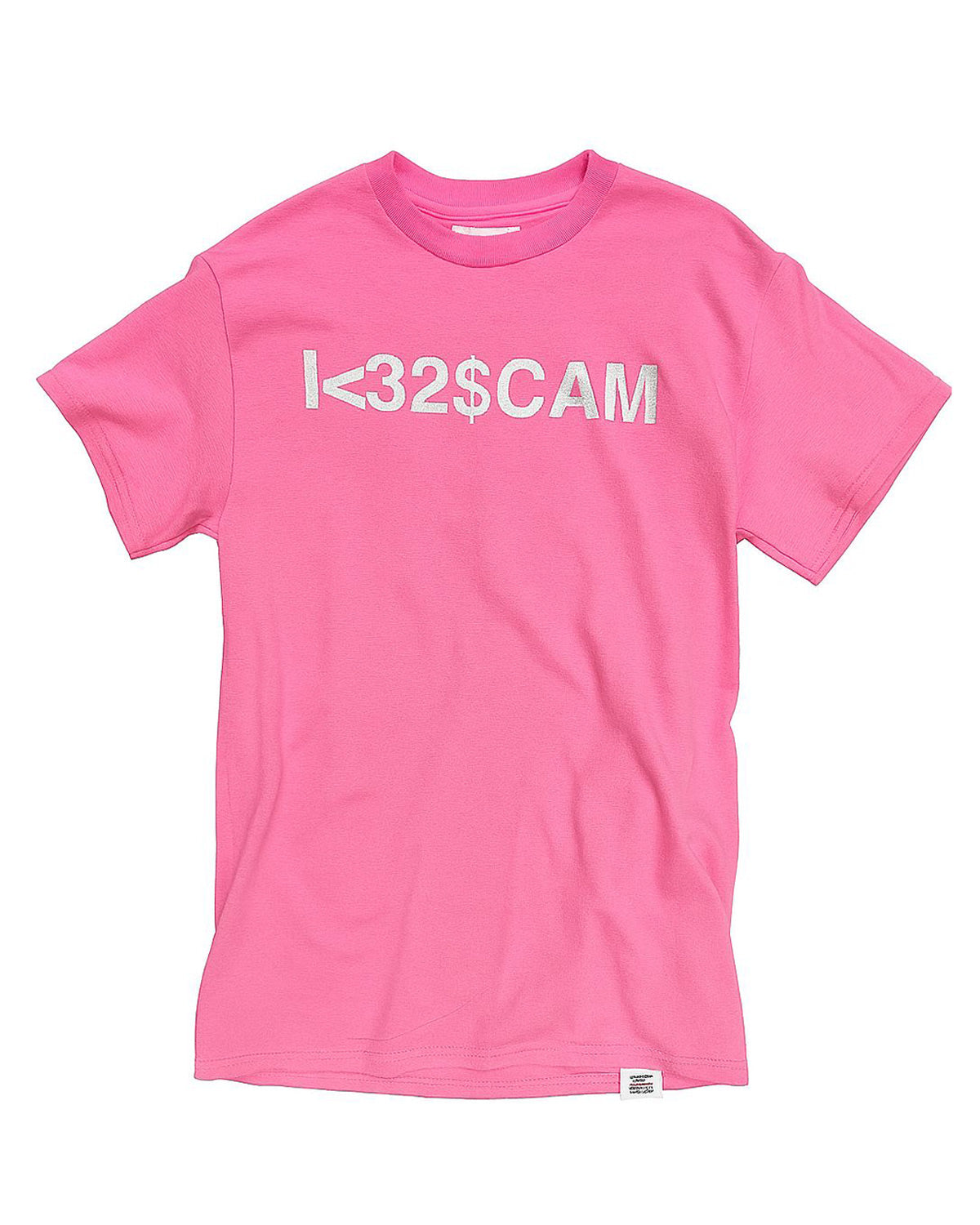 006-c-36 i<32$cam pink t-shirt limited edition by monty richthofen