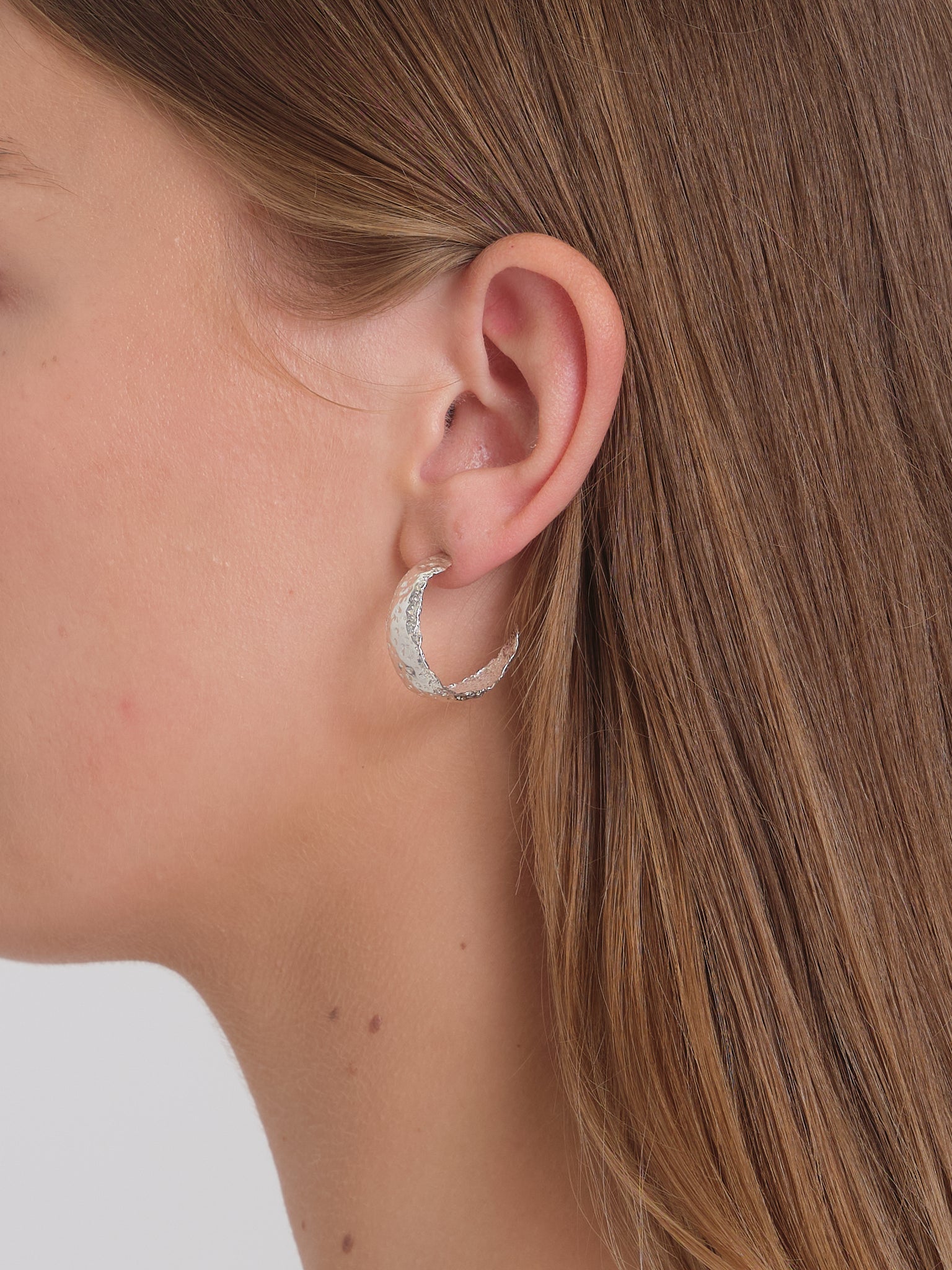 Lemon skin earrings