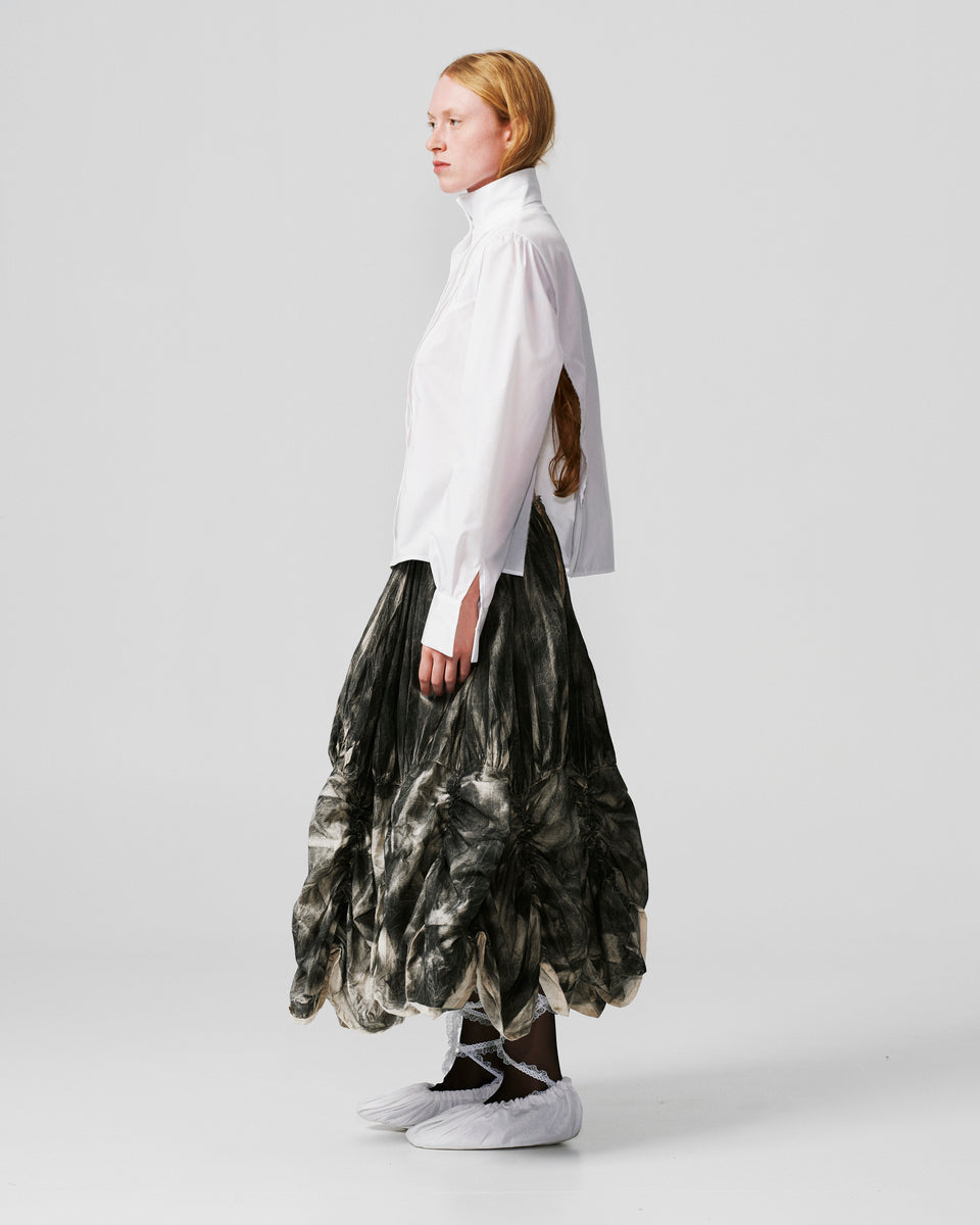 006-c-02  black curtain skirt