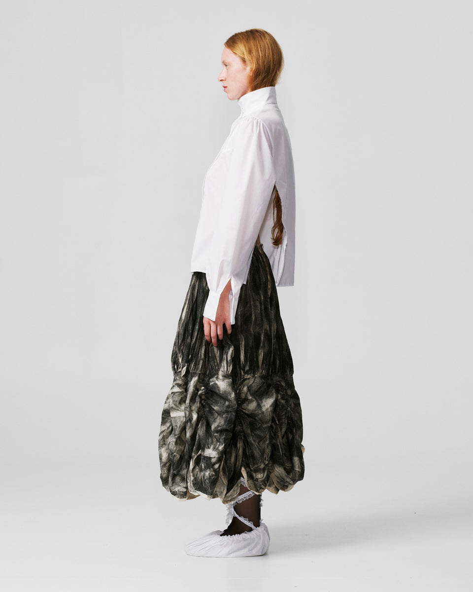 006-c-02  black curtain skirt