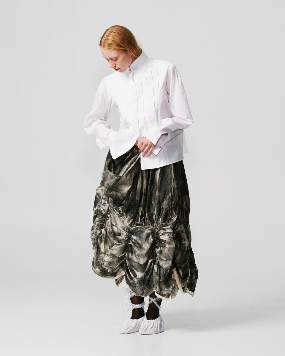 006-c-02  black curtain skirt