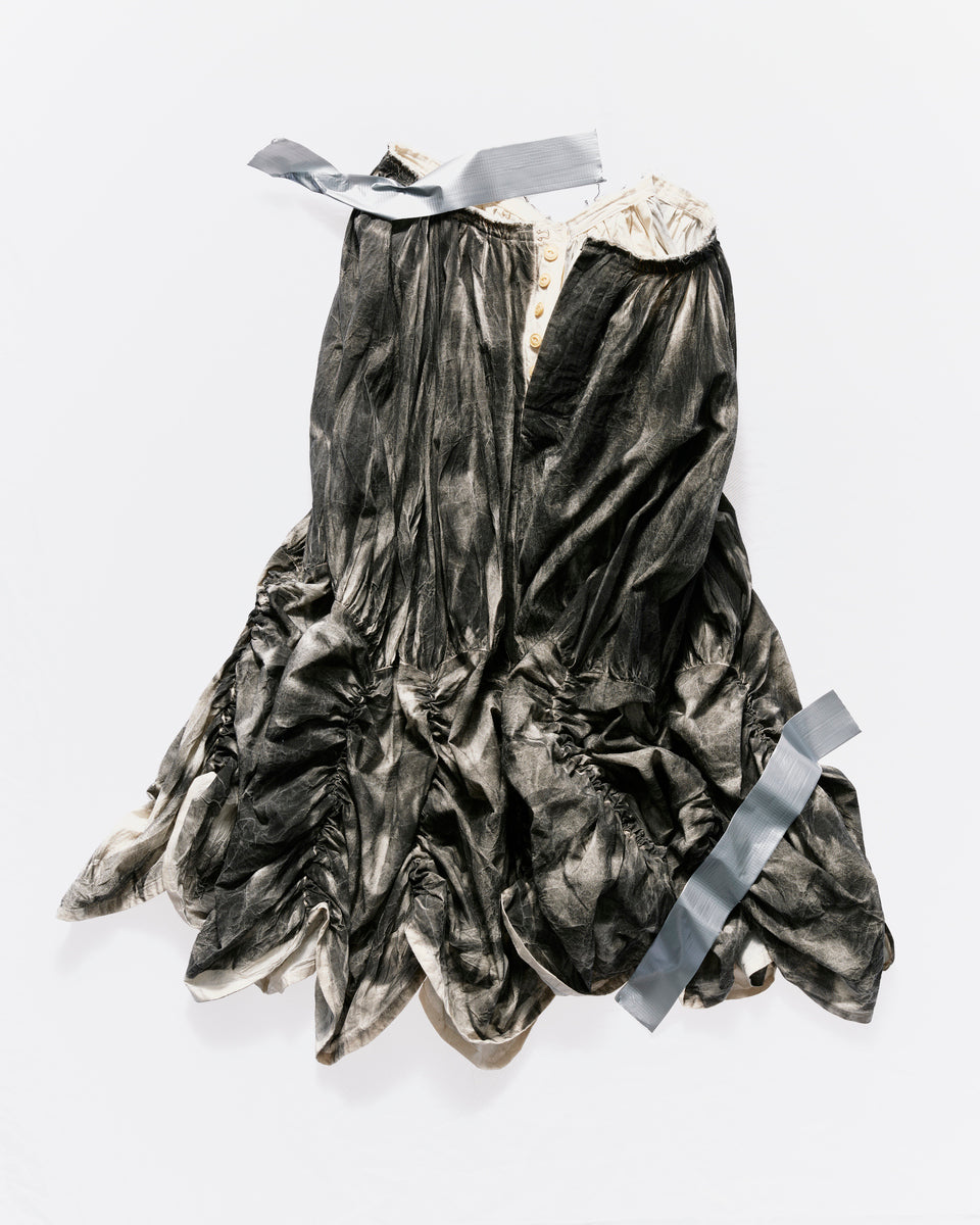 006-c-02  black curtain skirt