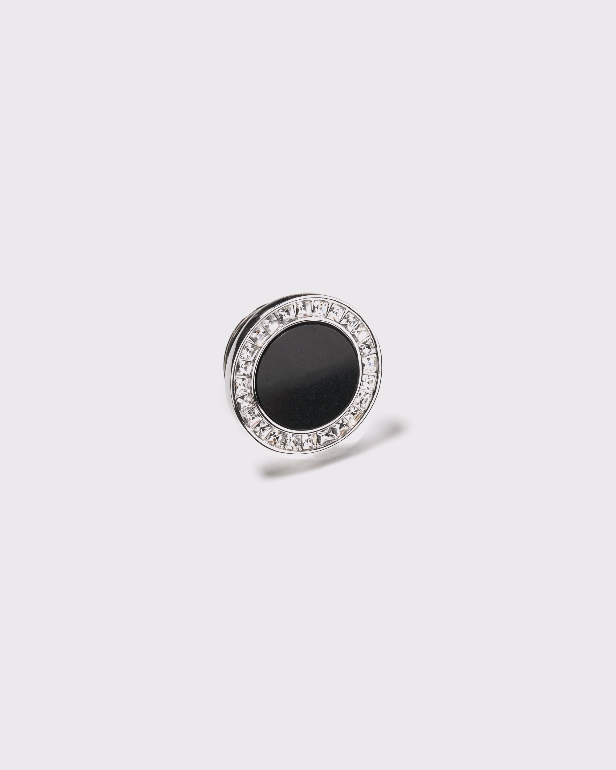 Onyx stretcher button silver
