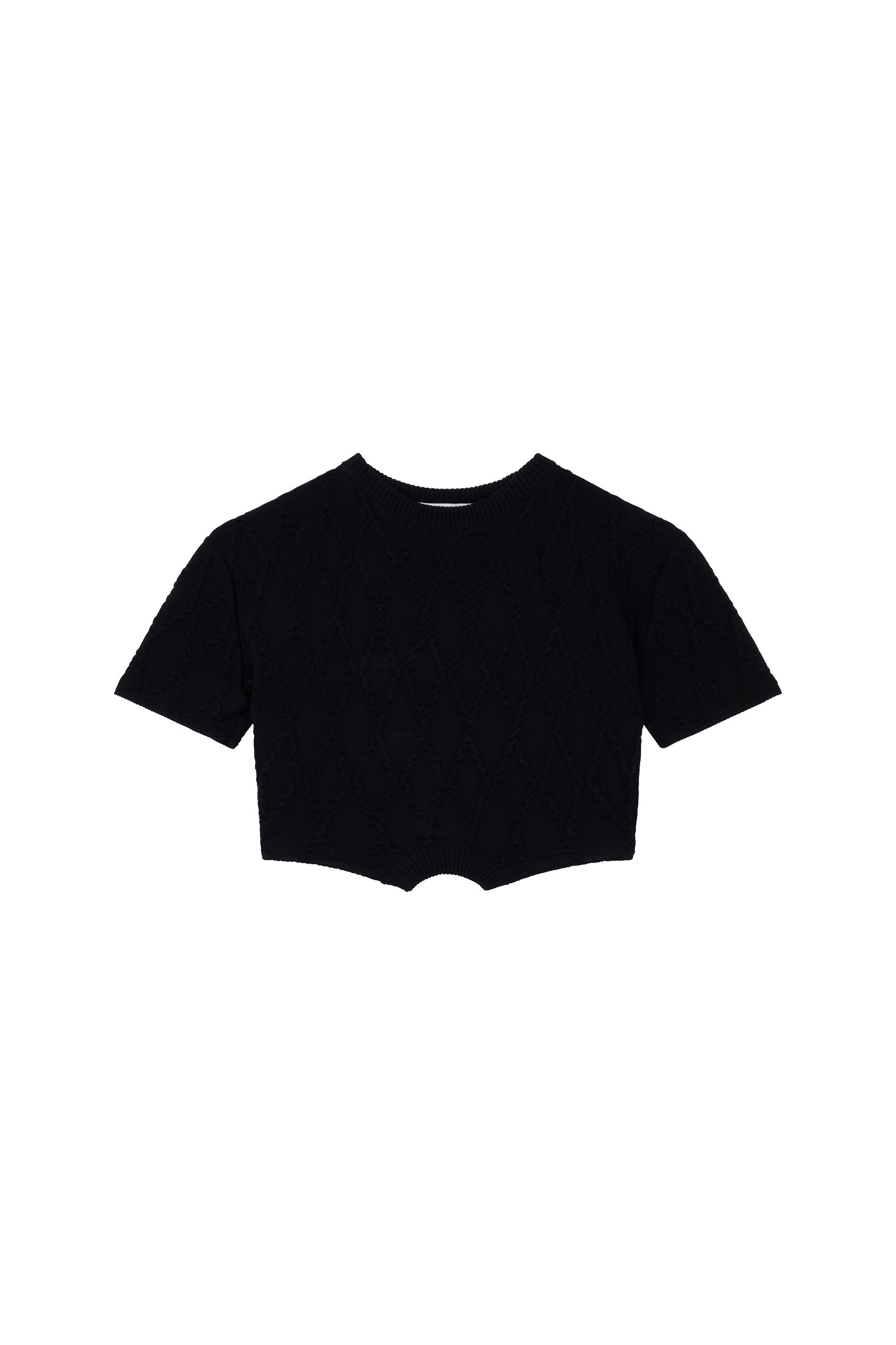 Overturned tee brown-black