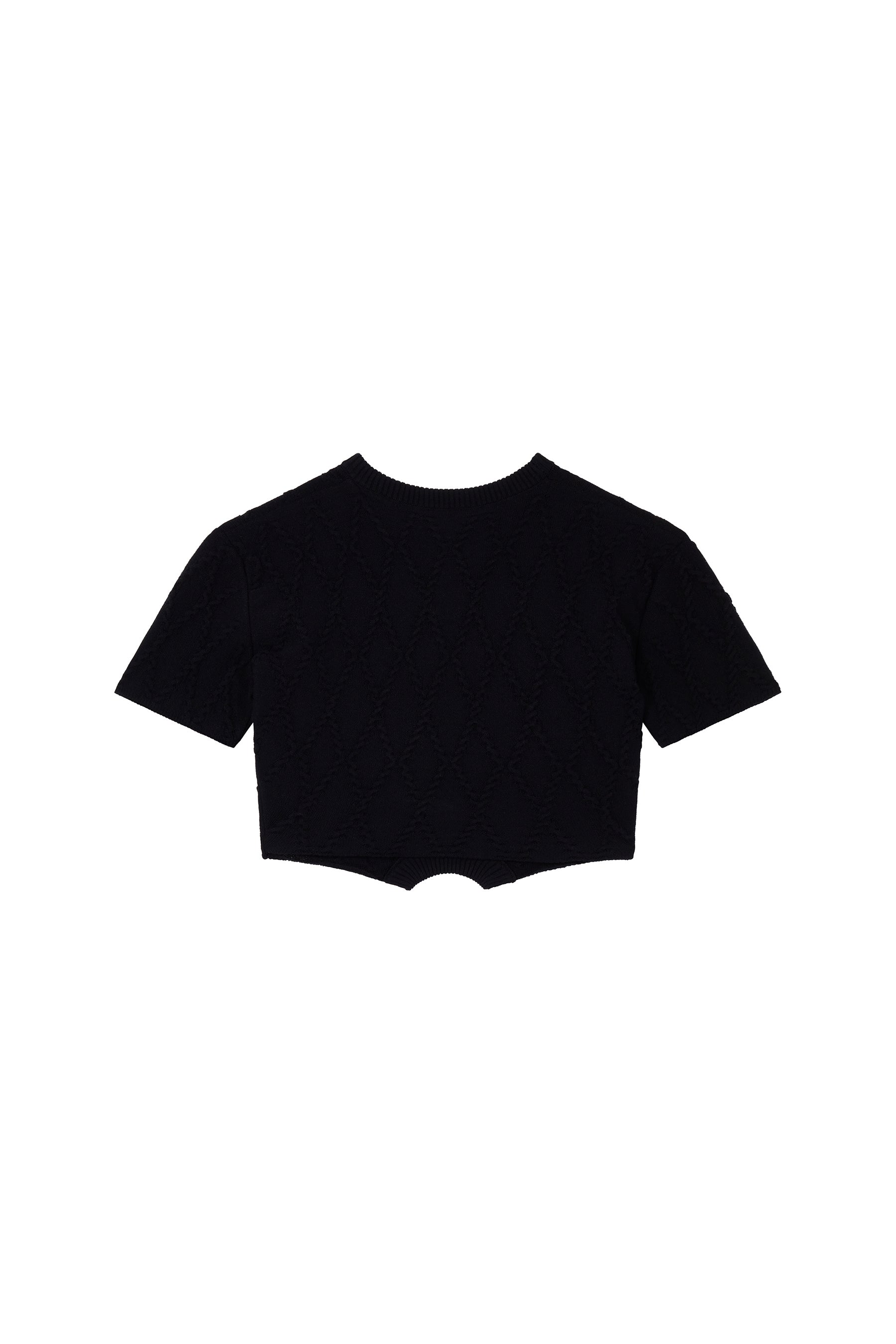 Overturned tee brown-black