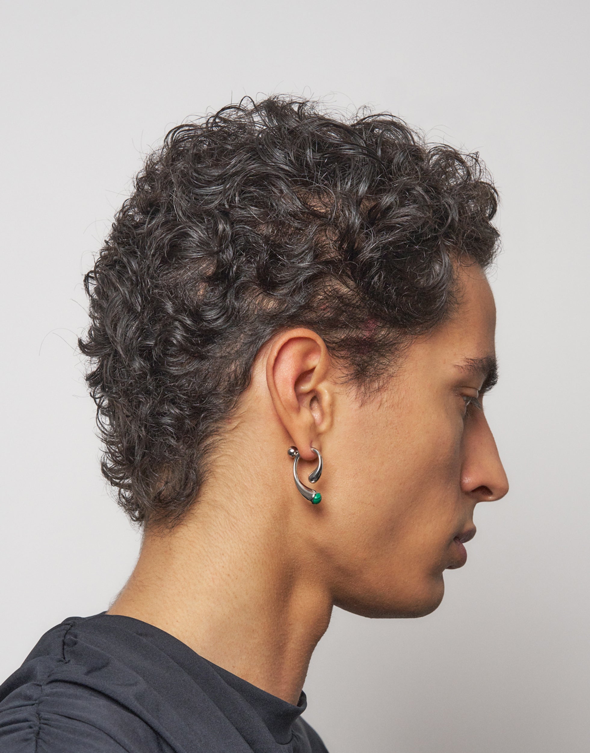 P malakite earrings