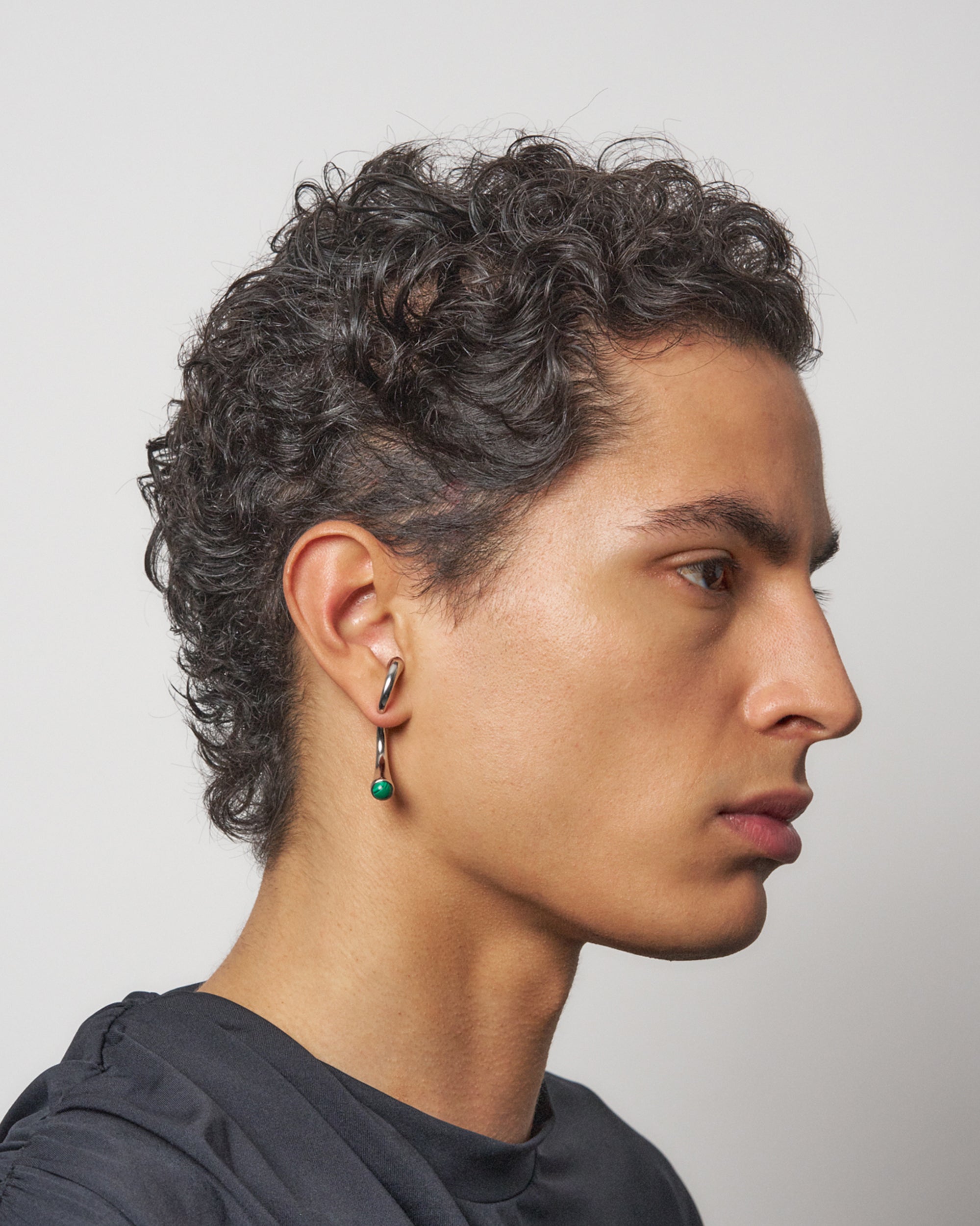 P malakite earrings