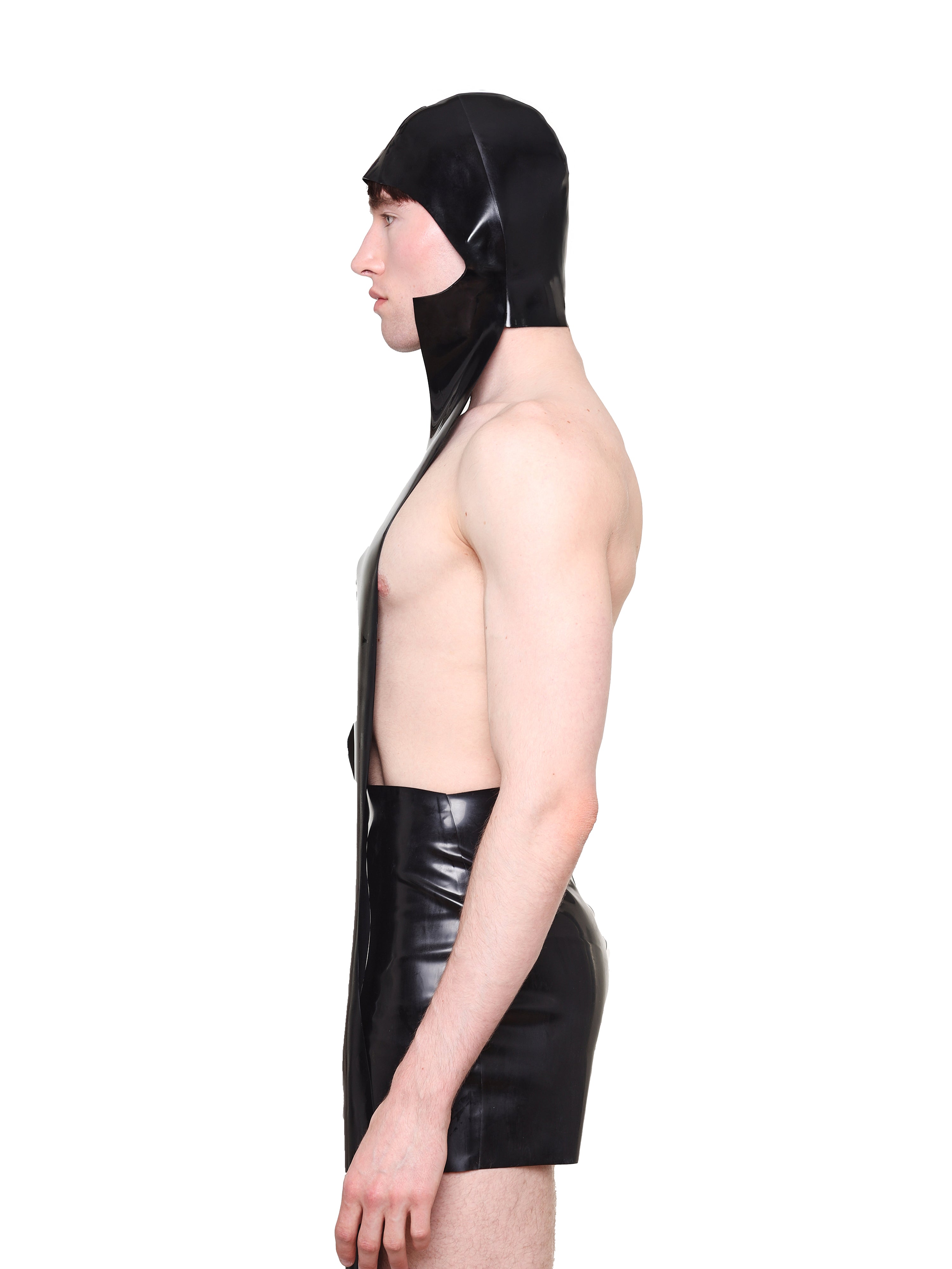 Harri black scarf cap