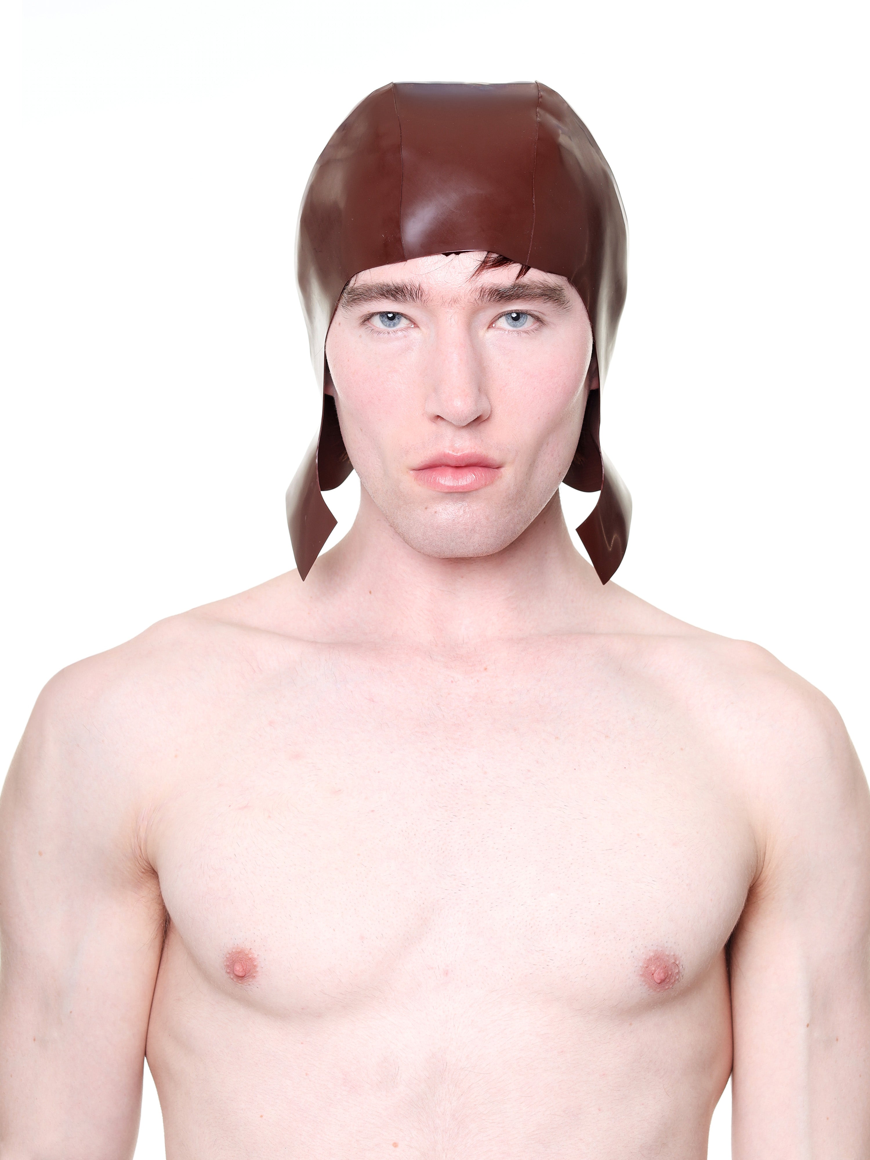 Harri brown cap with ear flaps