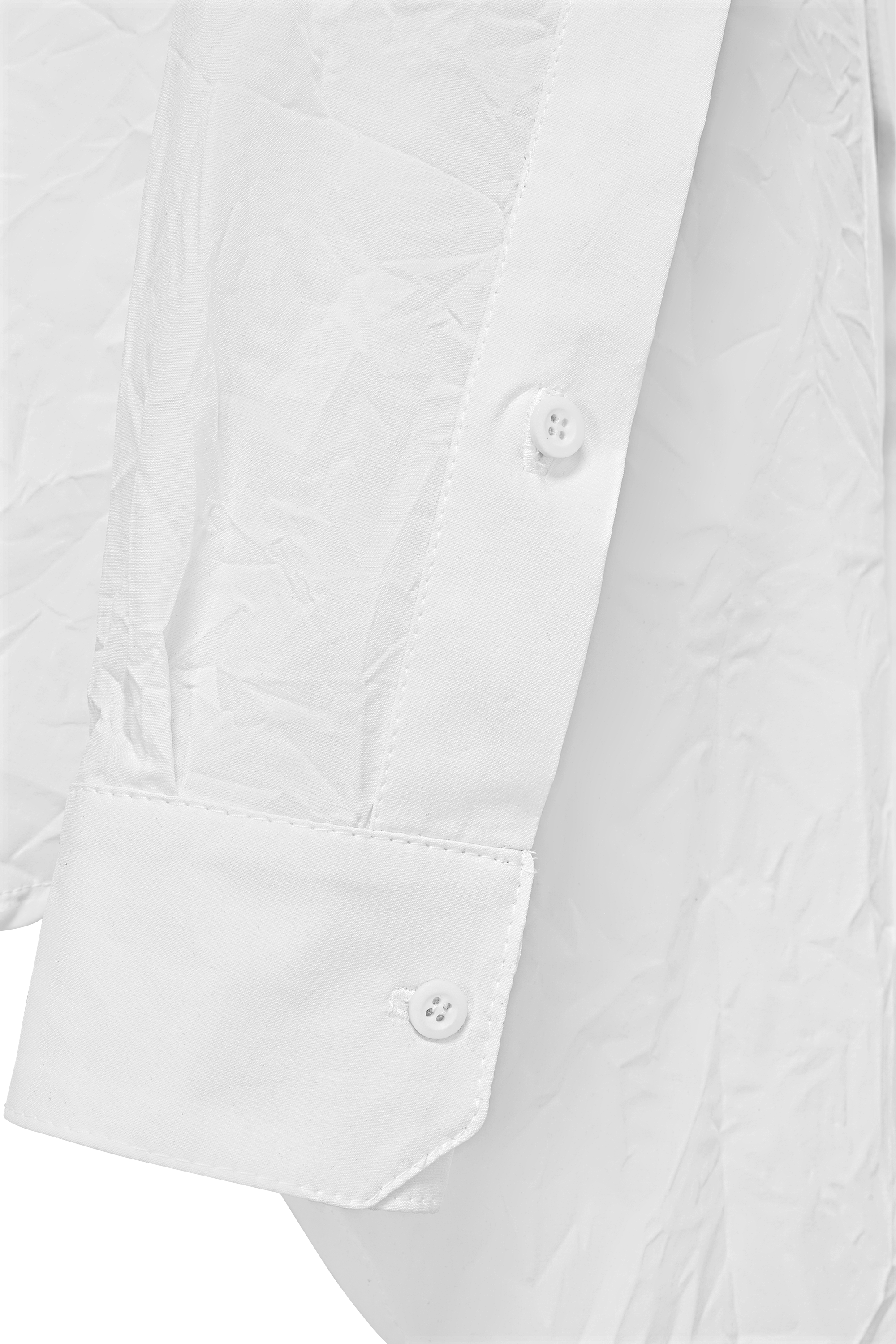 Curved white shirt