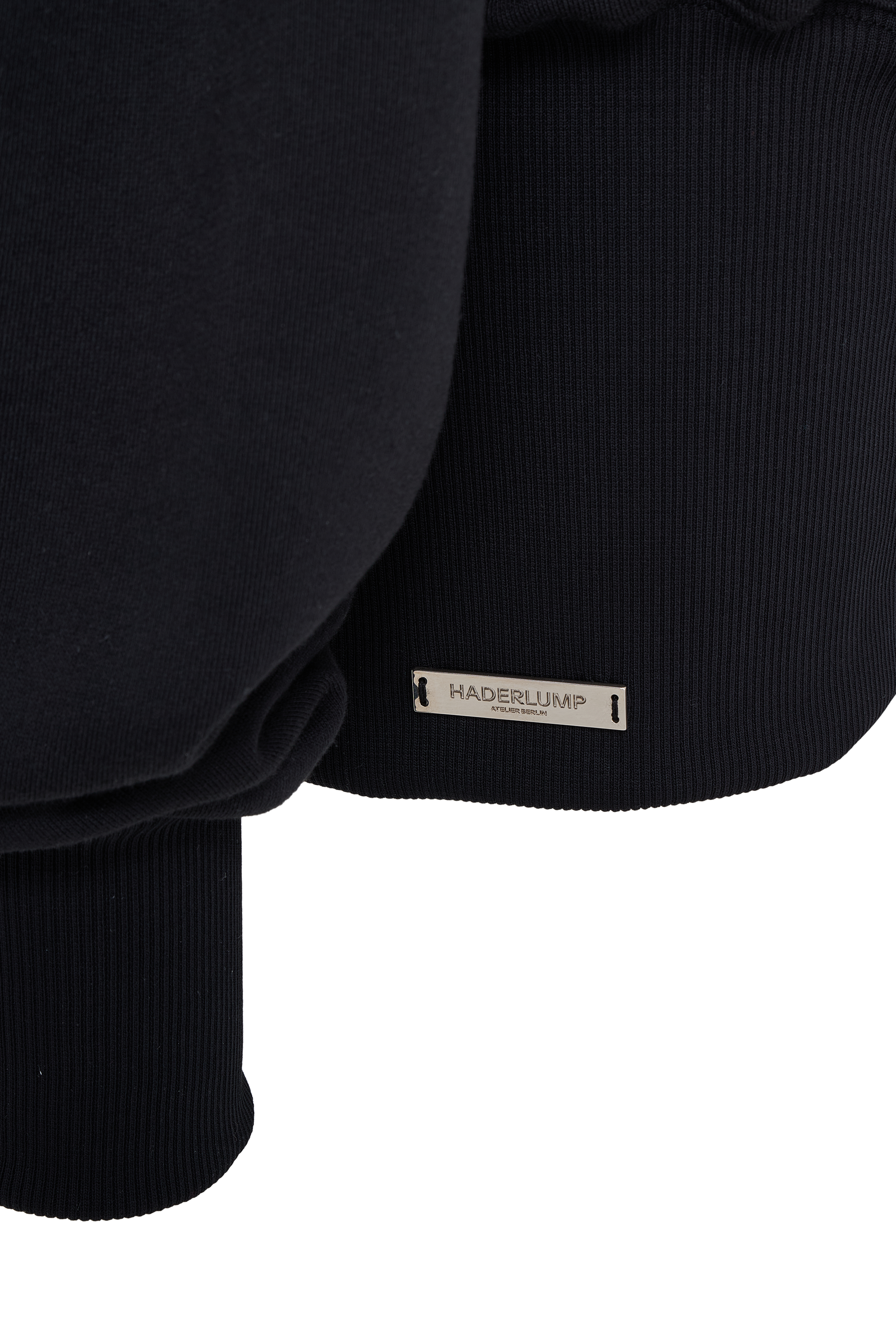 Zip hoodie black