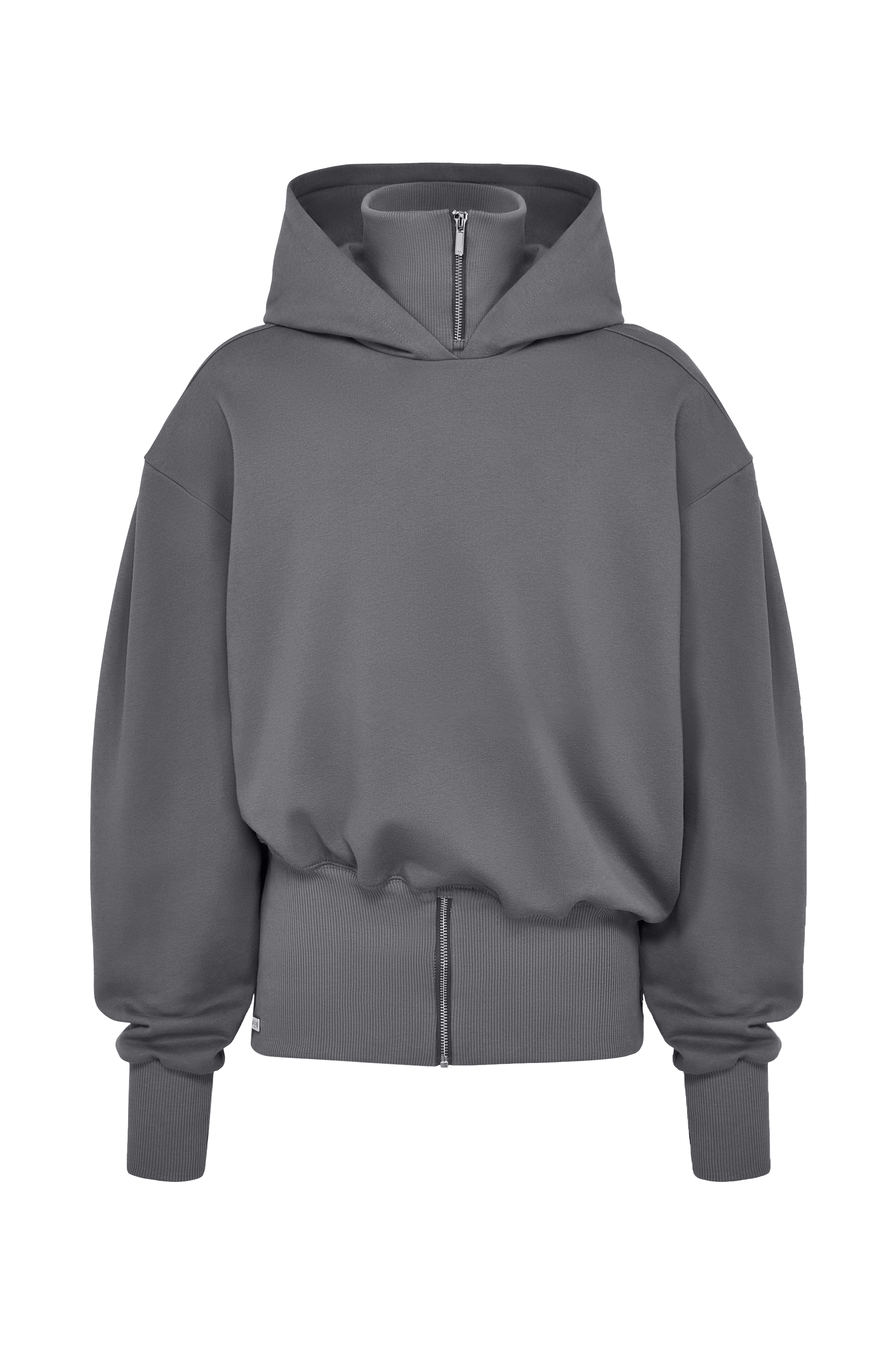 Zip hoodie grey