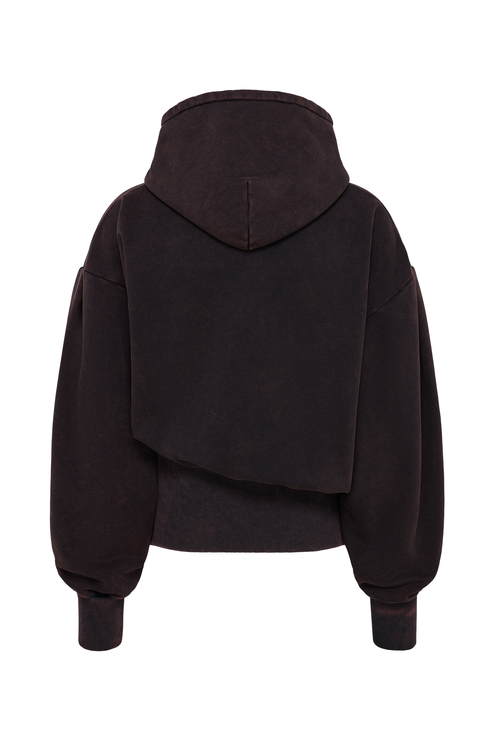 Zip hoodie washed