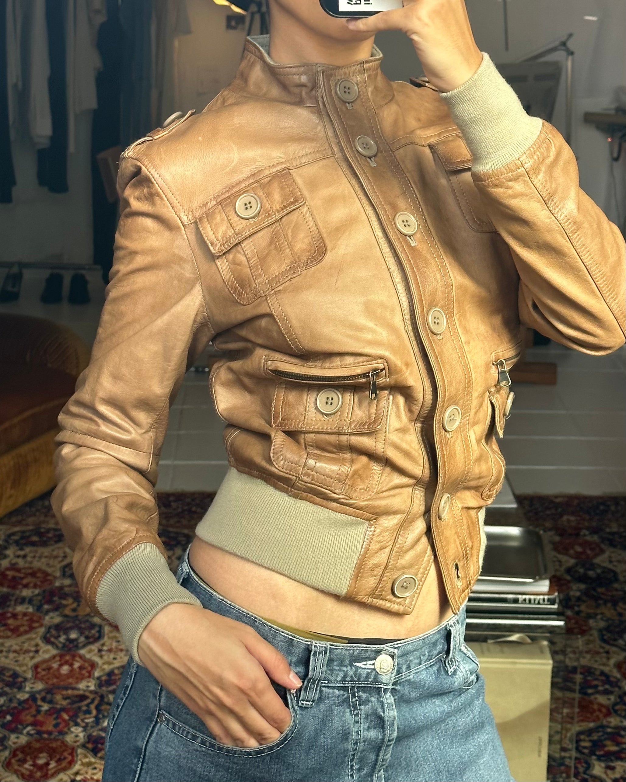 The alice leather jacket