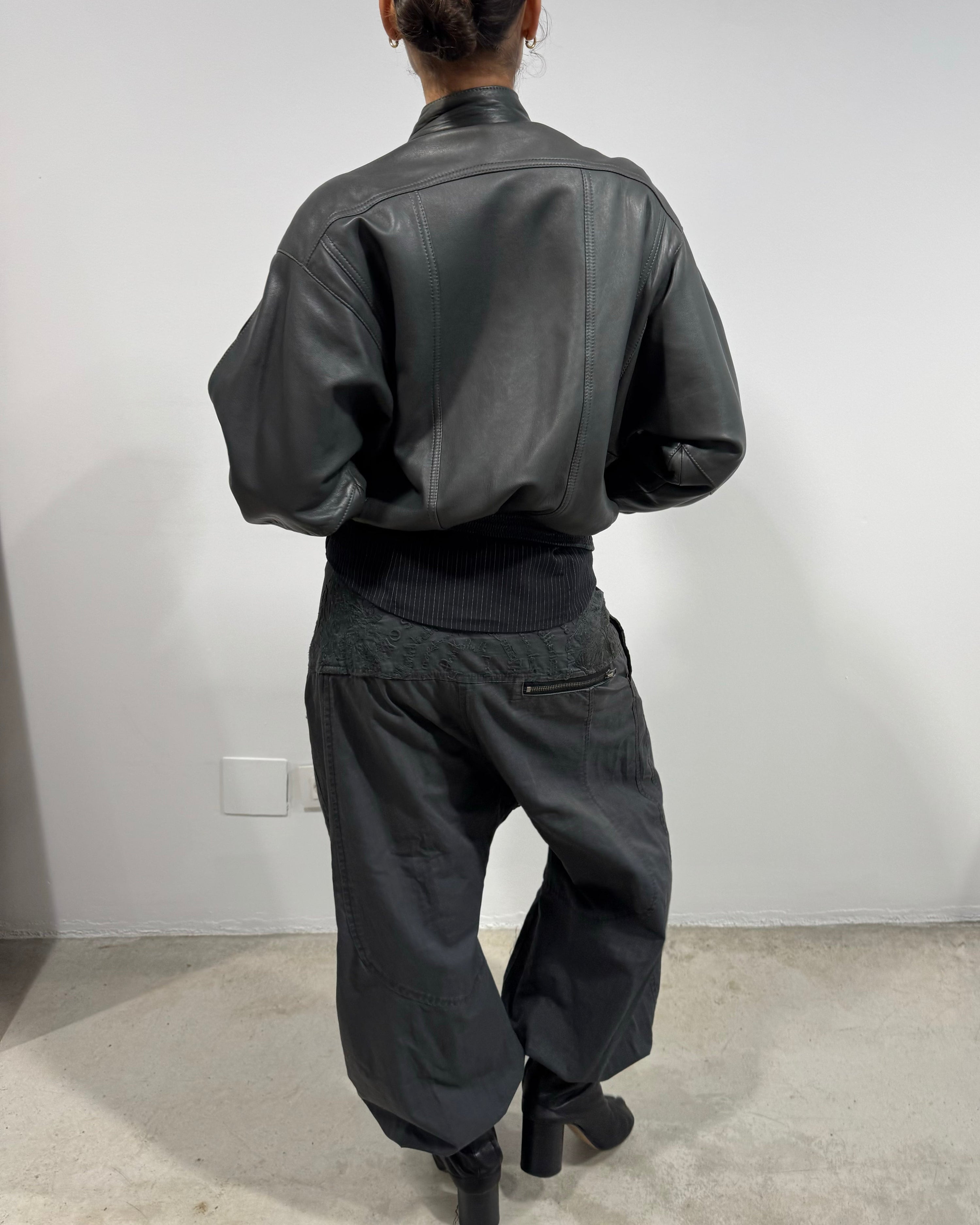 The lena leather jacket