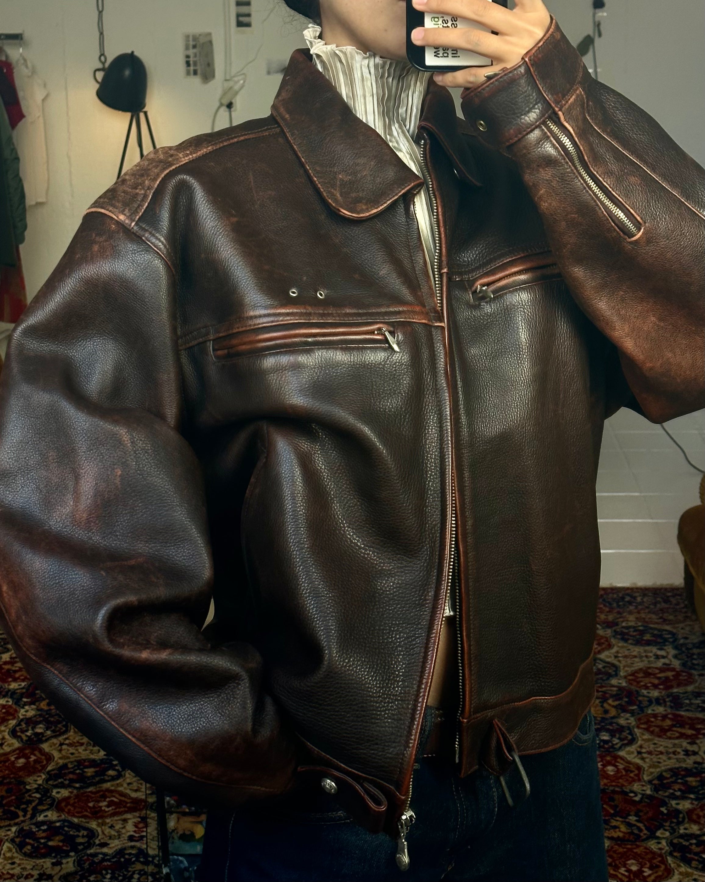 The javs leather jacket