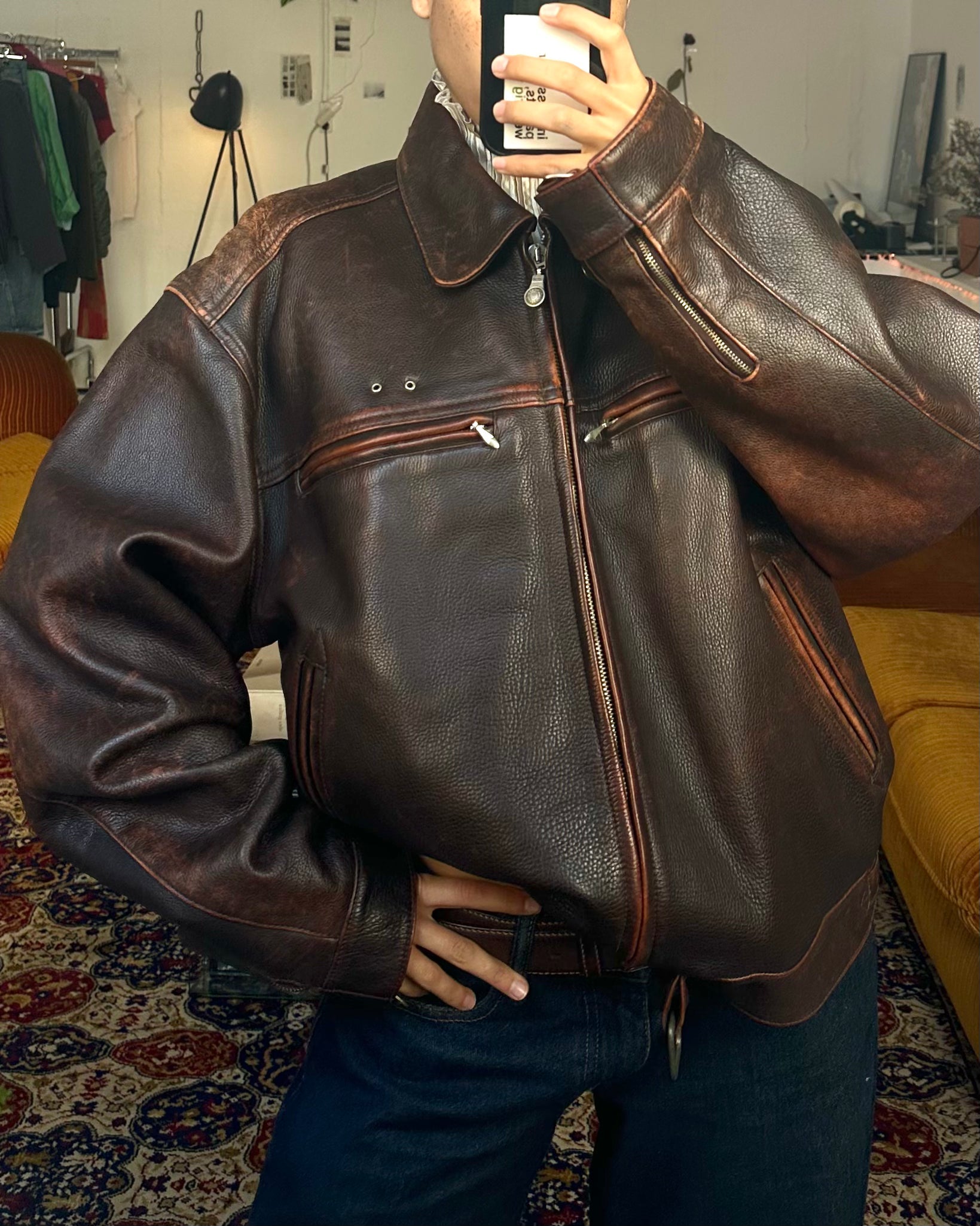 The emil leather jacket