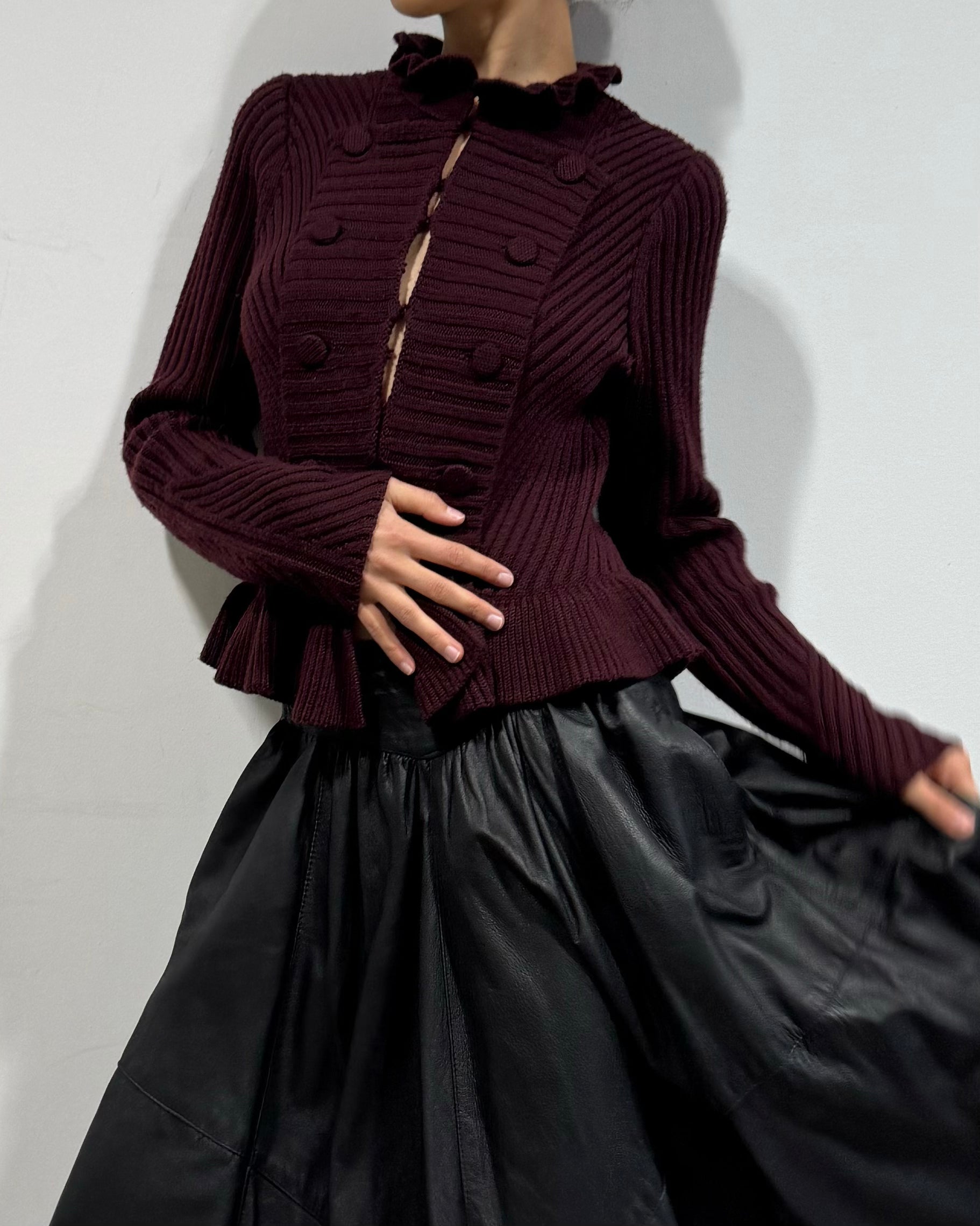 The violet knit