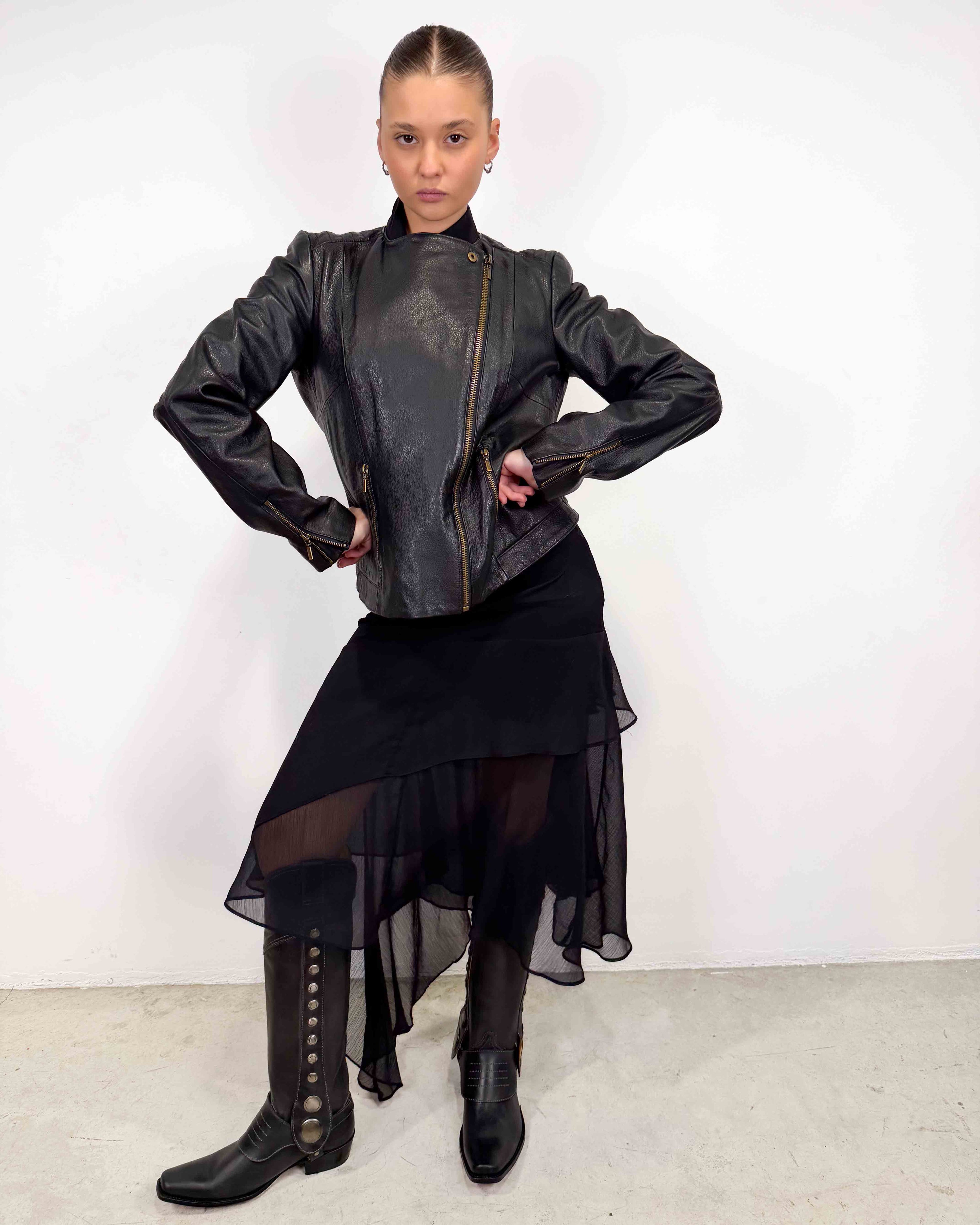 The nuria leather jacket