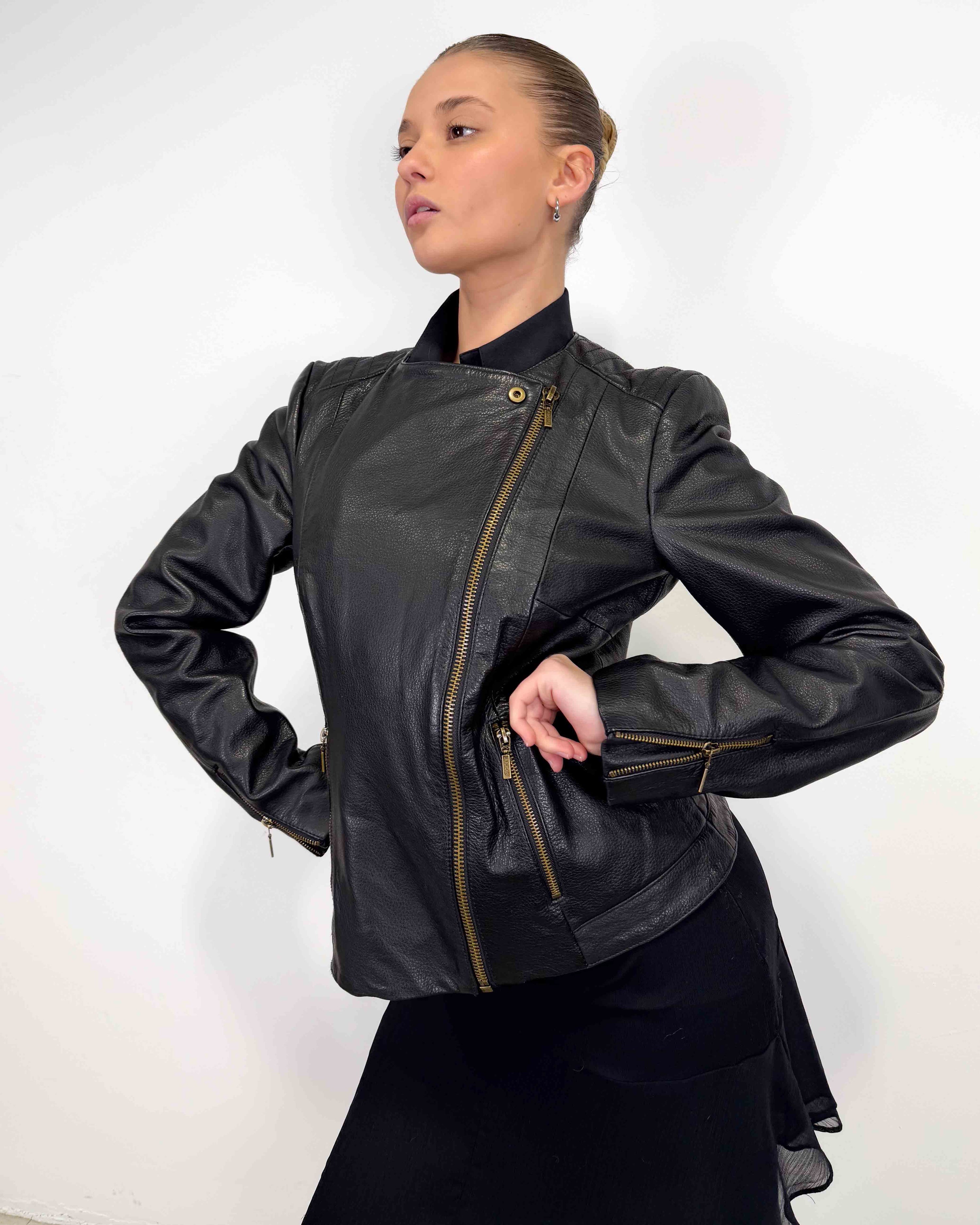 The nuria leather jacket