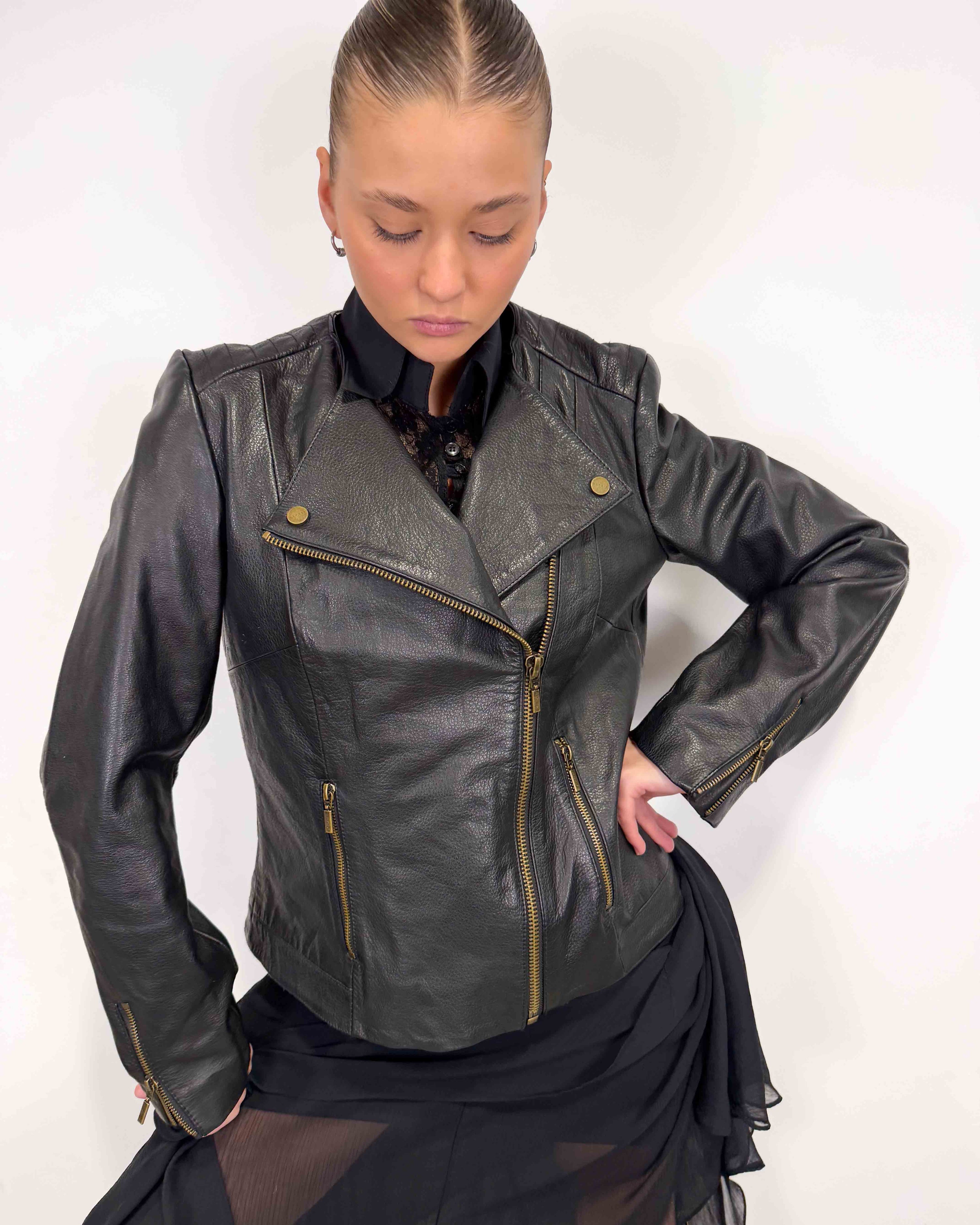 The nuria leather jacket