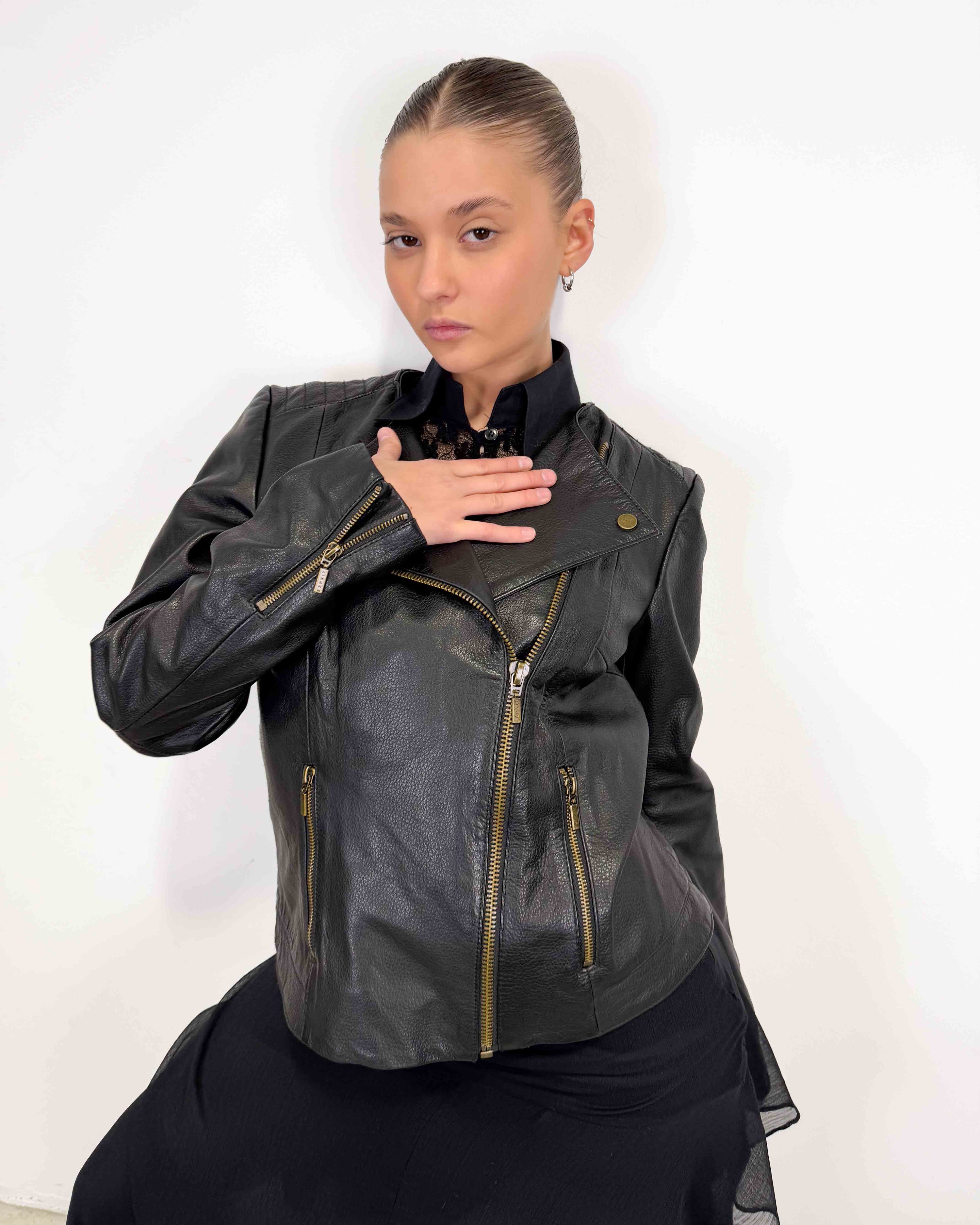 The nuria leather jacket
