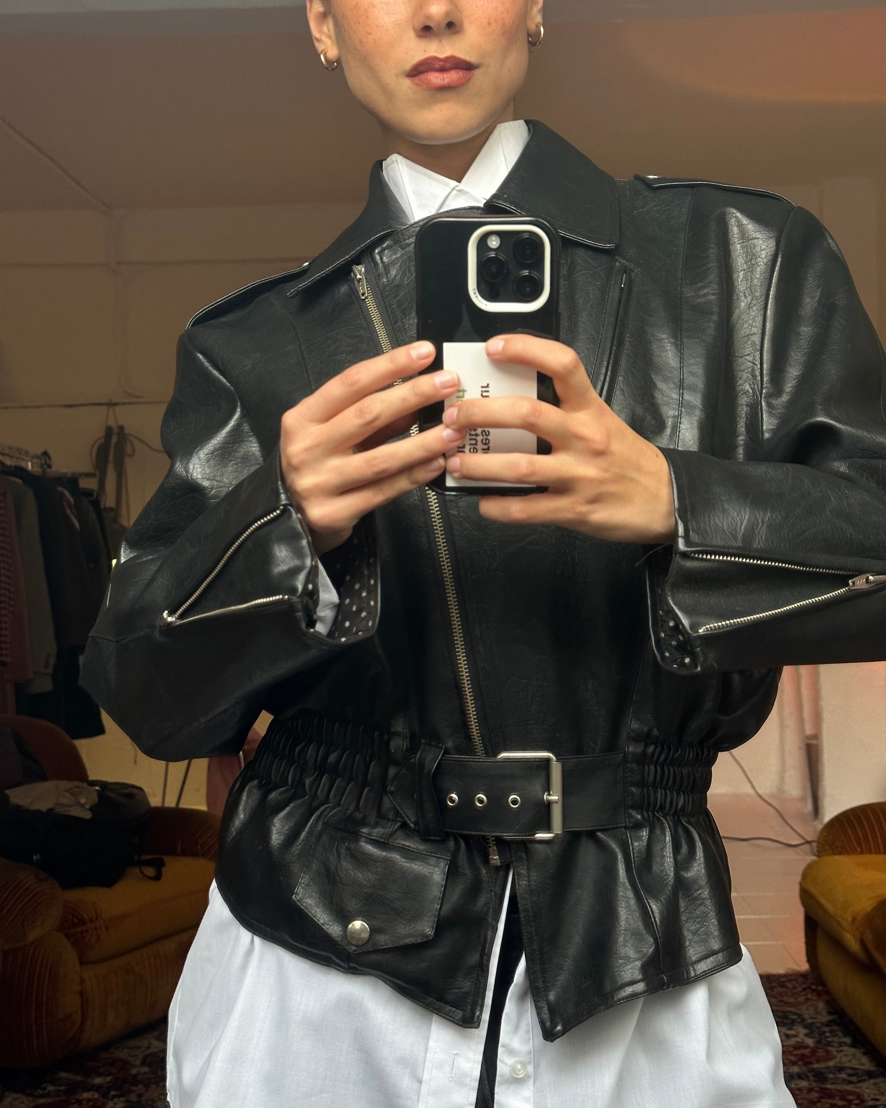 The ydy leather jacket