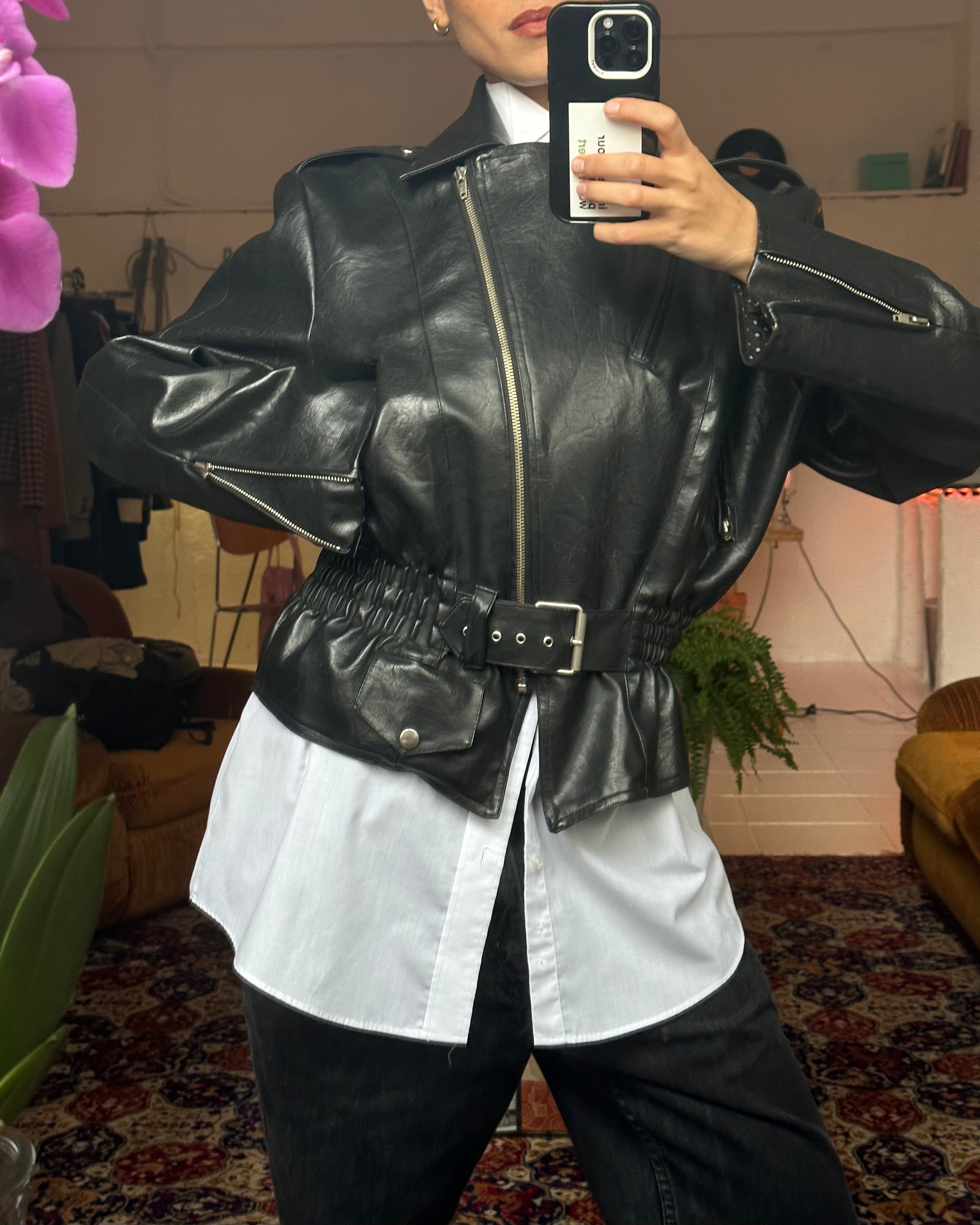The ydy leather jacket
