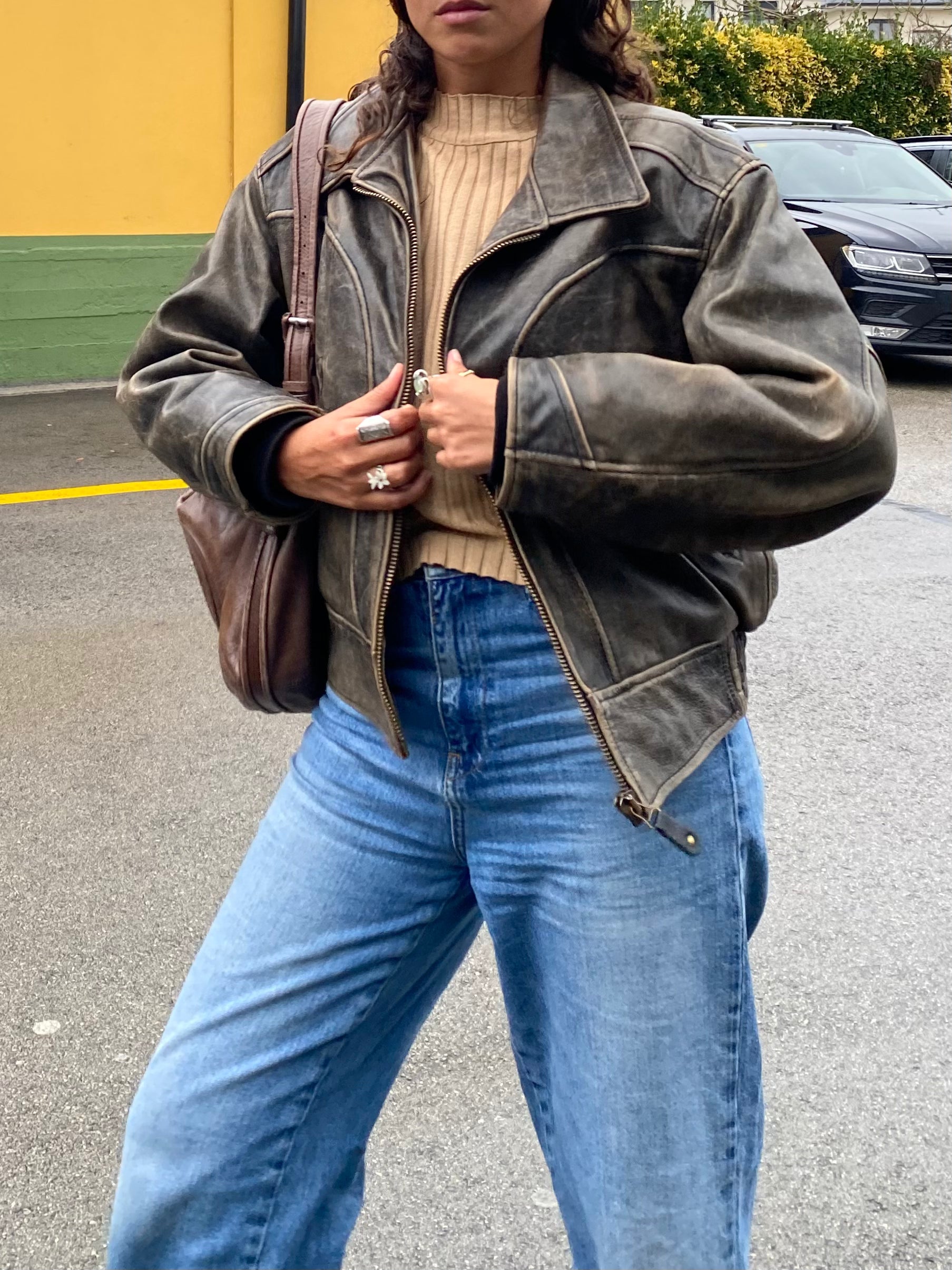 La bombe leather jacket